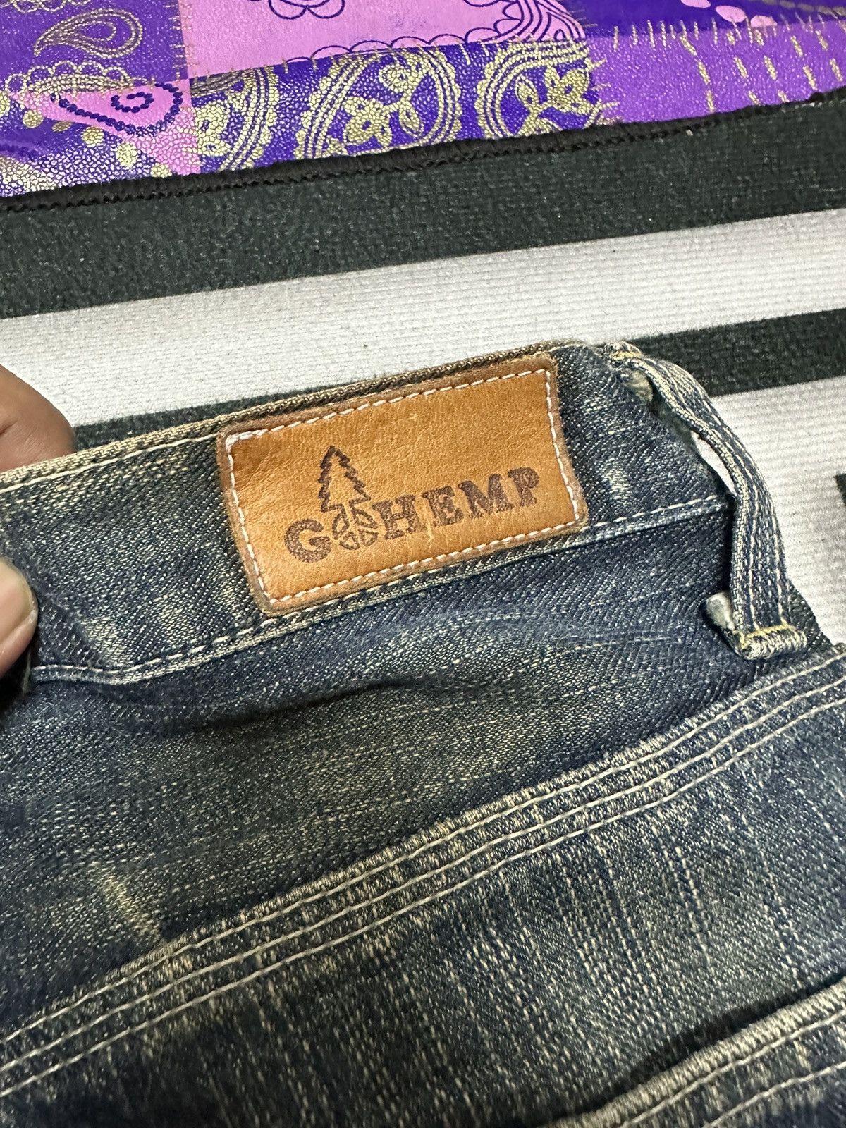 Japanese Brand Gohemp carpenters workwear baggy pants Size US 34 / EU 50 - 5 Thumbnail