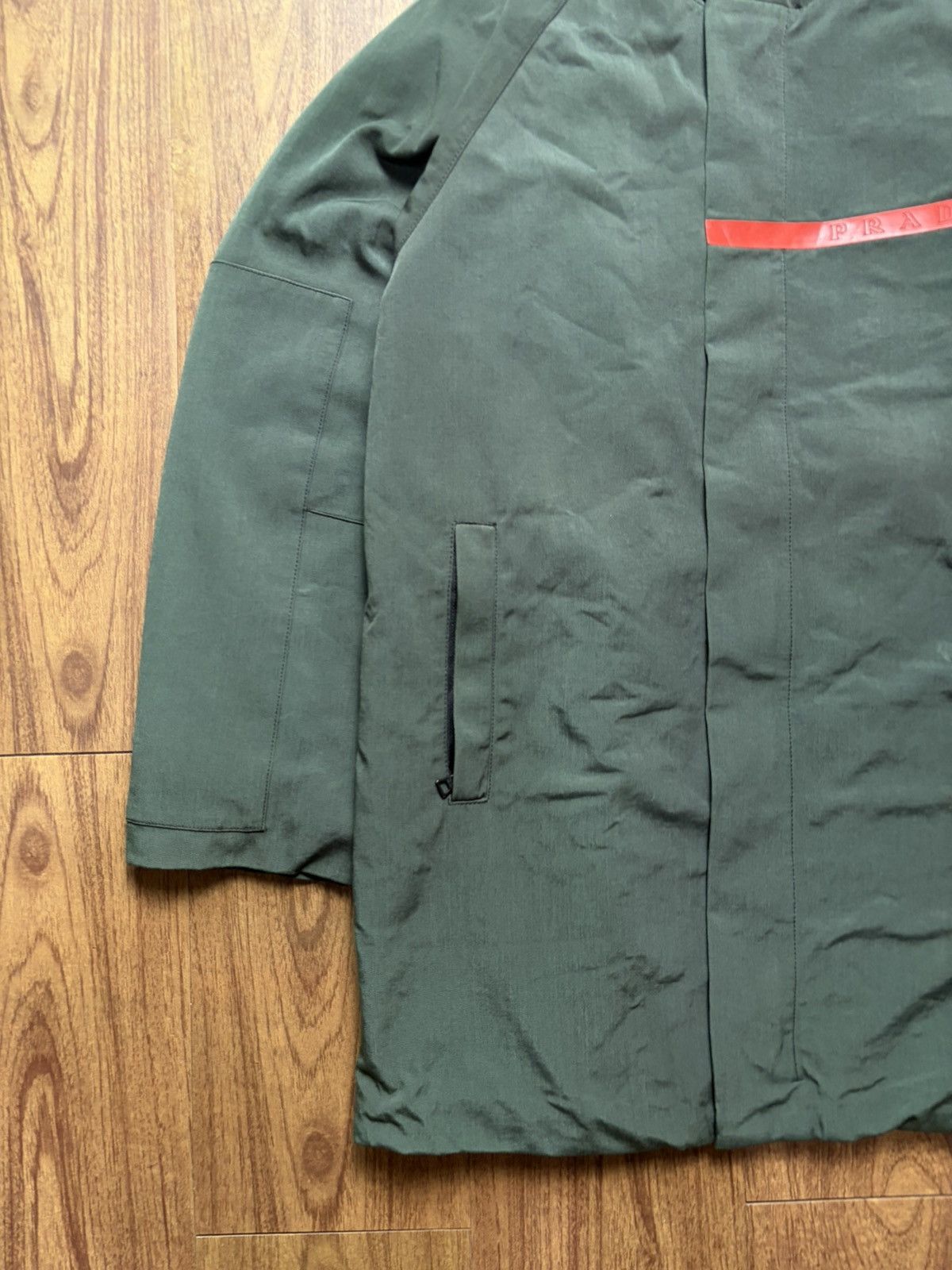 Prada FW00 Prada Sport Big Logo Nylon Padded Ski Coat Jacket Size US M / EU 48-50 / 2 - 3 Thumbnail