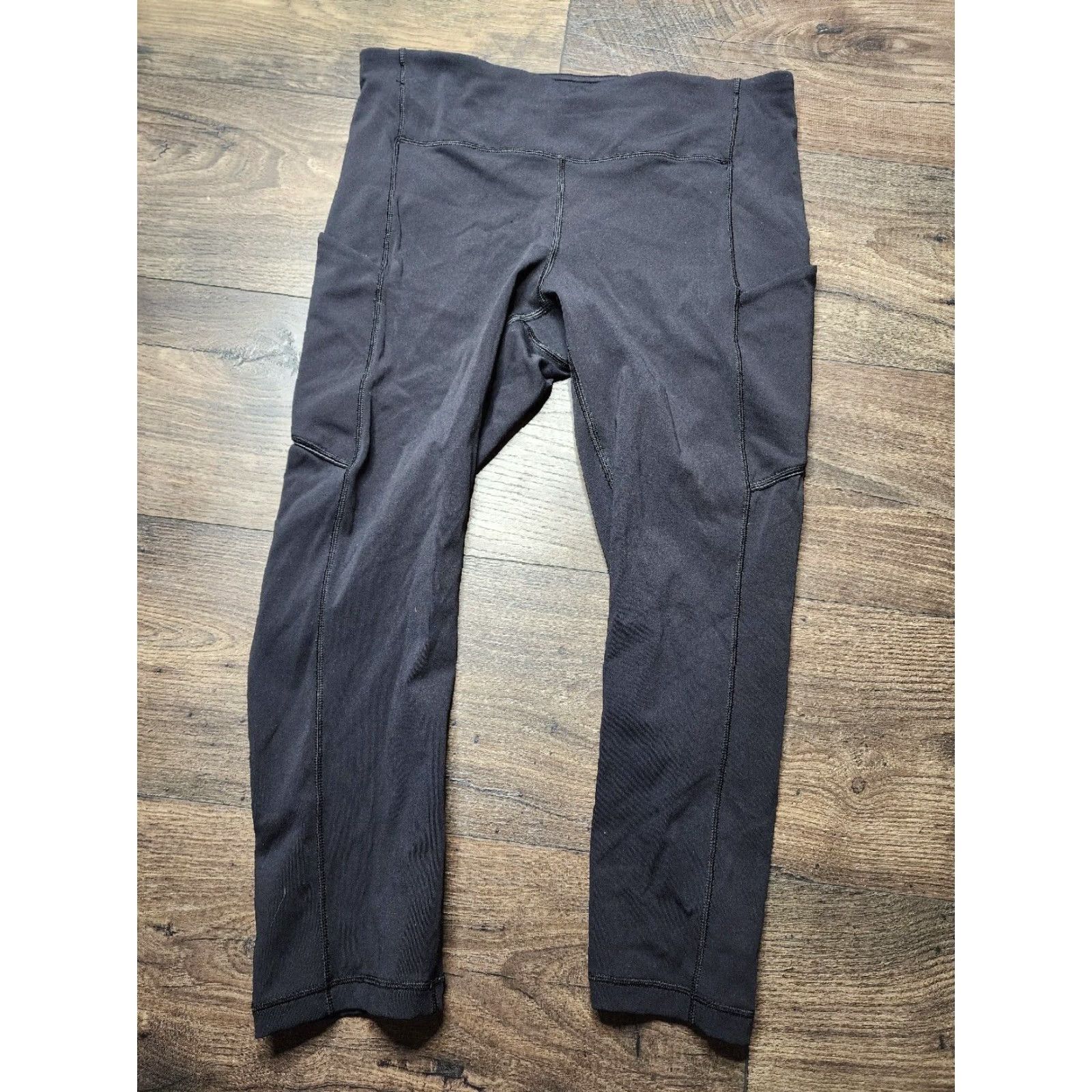 Lululemon LULULEMON Black Run Yoga Gym Speed Up Crop Leggings 8 Women Cropped Luxtreme Activewear Pants with Elastic Waist Size 30" / US 8 / IT 44 - 2 Thumbnail