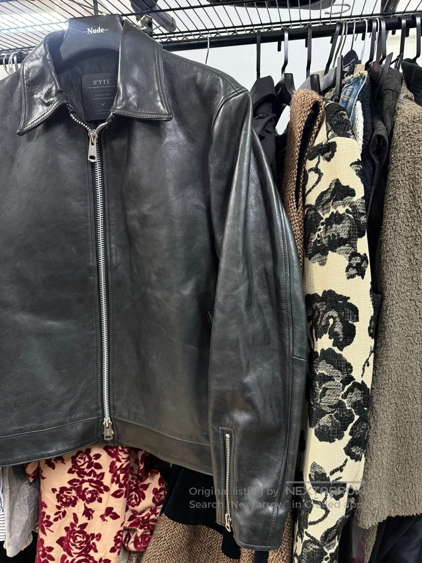 Yohji Yamamoto yohji yamamoto thick leather jacket size 3. Size US M / EU 48-50 / 2 - 2 Thumbnail
