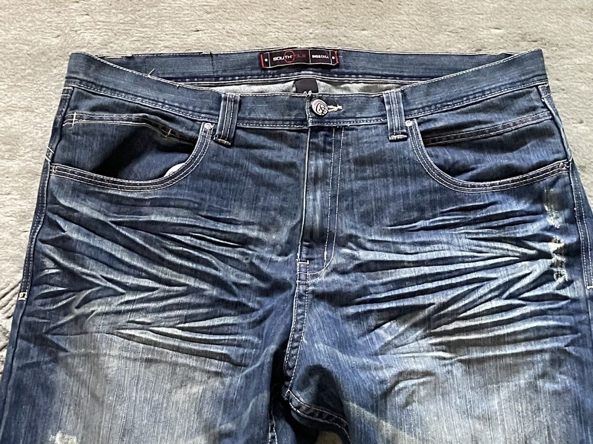 JNCO × Southpole × Vintage Vintage Southpole Acne Stained Wideleg Jeans Size US 44 / EU 60 - 3 Thumbnail