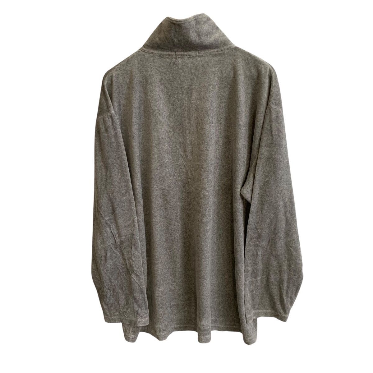 Polo Ralph Lauren × Vintage Polo Ralph Lauren Grey Fleece Jumper Sweatshirt XL Size US XL / EU 56 / 4 - 4 Thumbnail