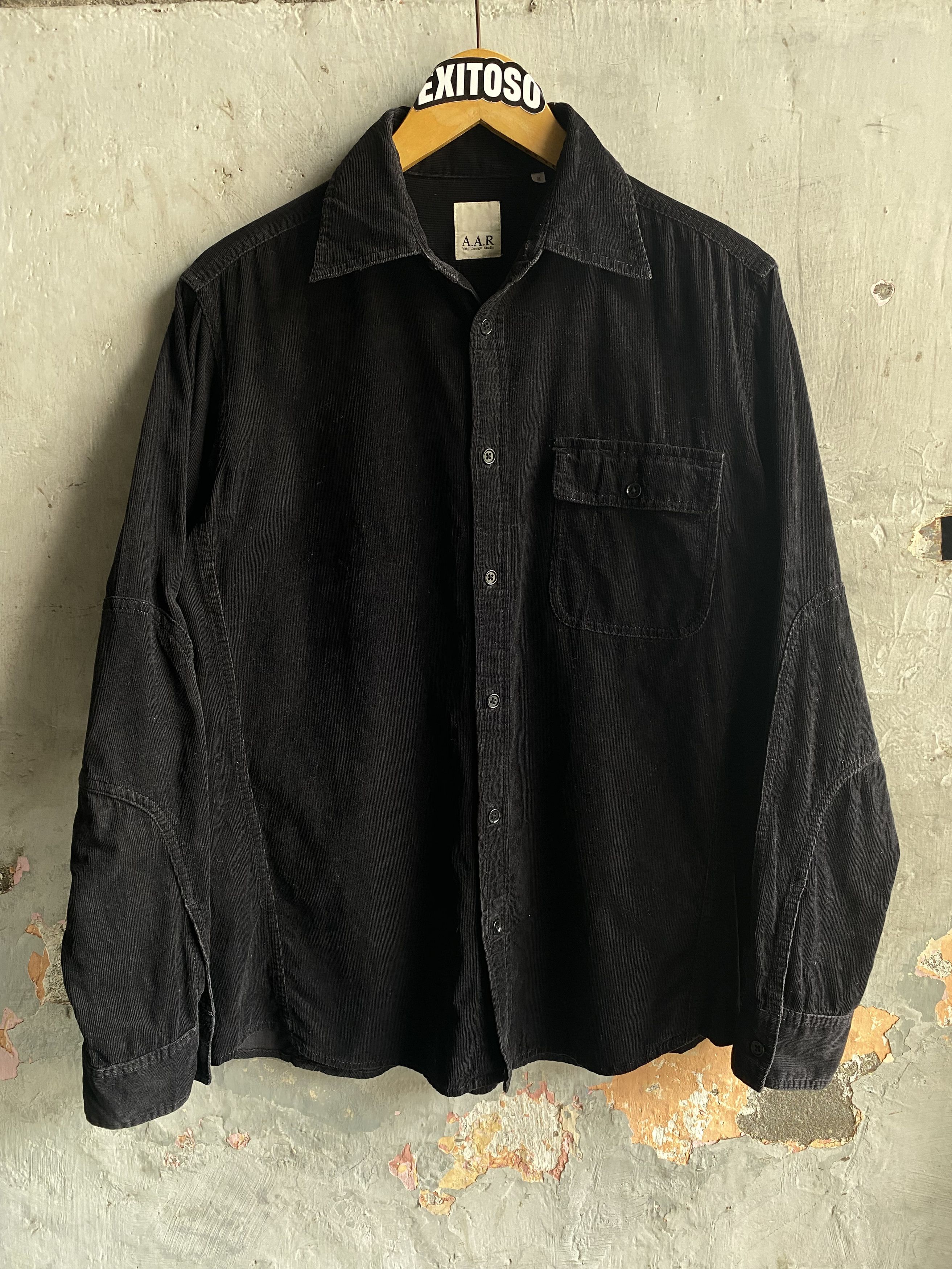 Vintage Y's Yohji Yamamoto Button Up Black Long Sleeve Shirt Men's outlet Size 3 AY117