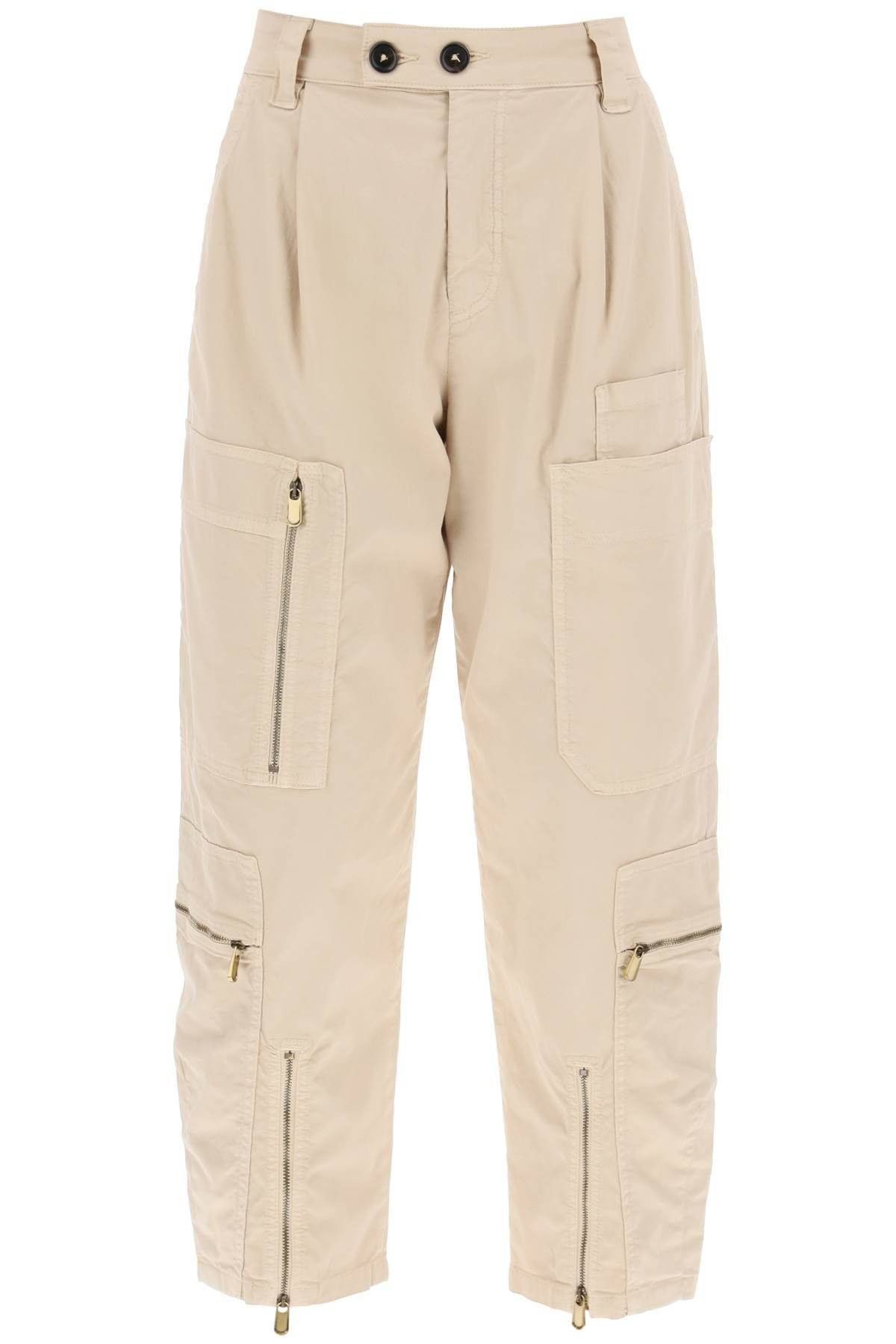 image of Pinko Matese Cargo Pants Size Eu 40 For Women in Beige