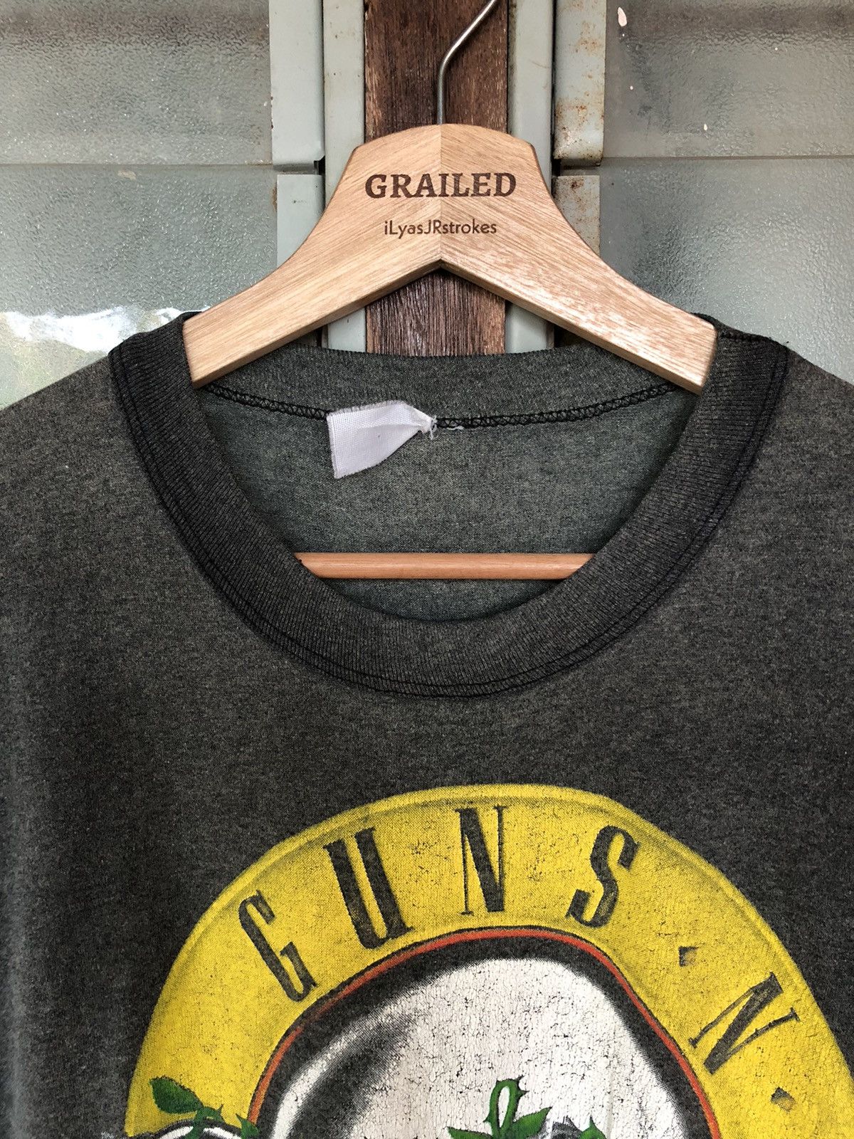 Band Tees × Guns N' Roses × Vintage Vintage 80’s Gun’s and Roses Was Here Faded Shirt Tee Rare Size US M / EU 48-50 / 2 - 14 Thumbnail