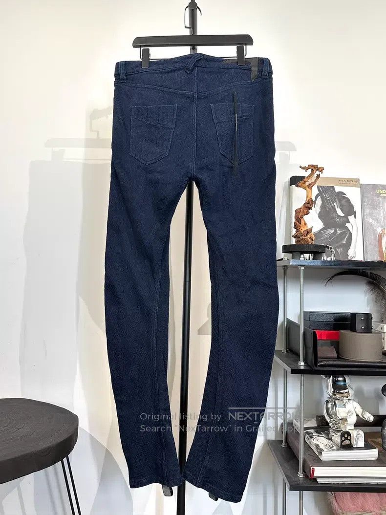 Boris Bidjan Saberi Boris Bidjan Saberi Size XL P1 cotton linen knife-cut denim Size US 38 / EU 54 - 2 Thumbnail