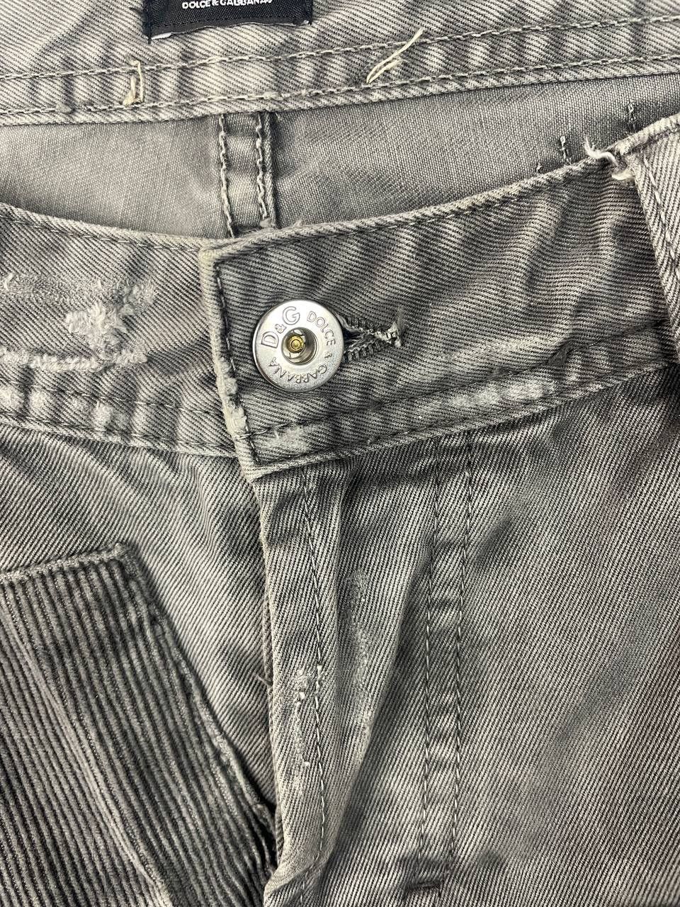 Dolce & Gabbana Dolce&Gabbana Grey Cargo Pants Denim y2k Size US 36 / EU 52 - 4 Thumbnail