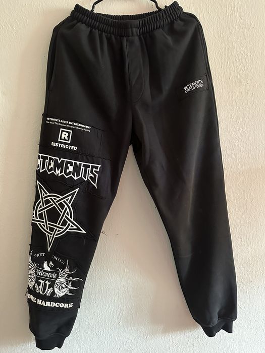 Vetements [FINAL PRICE DROP] VETEMENTS J’Adore Hardcore sweatpants ...