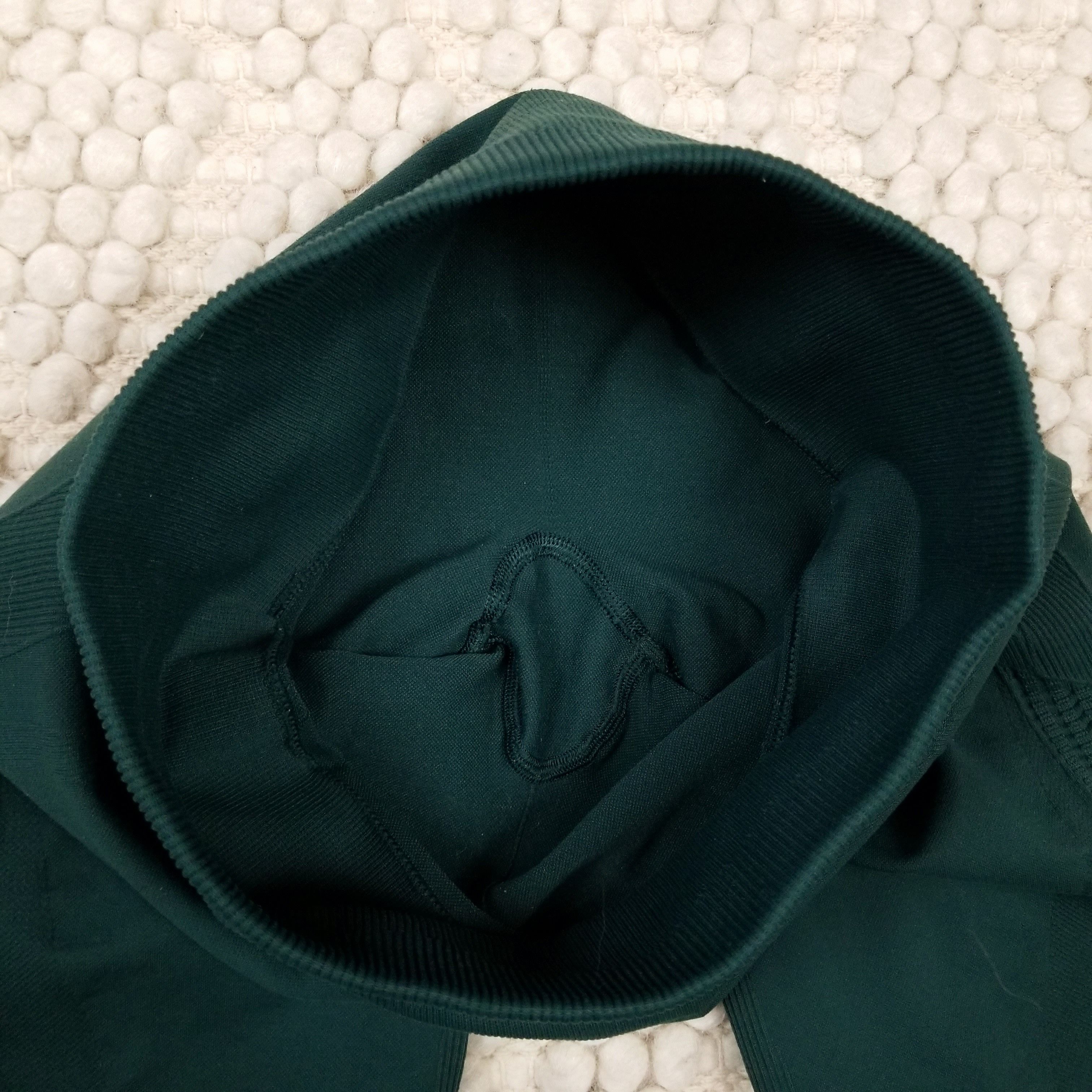 Lululemon Flow & Go Crop Seamless Deep Green Size 28" / US 6 / IT 42 - 3 Thumbnail