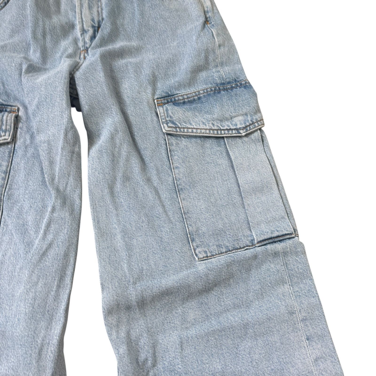 Agolde AGOLDE Minka Cargo Jeans Realm Wash Size 25" / US 0 / IT 36 - 6 Thumbnail