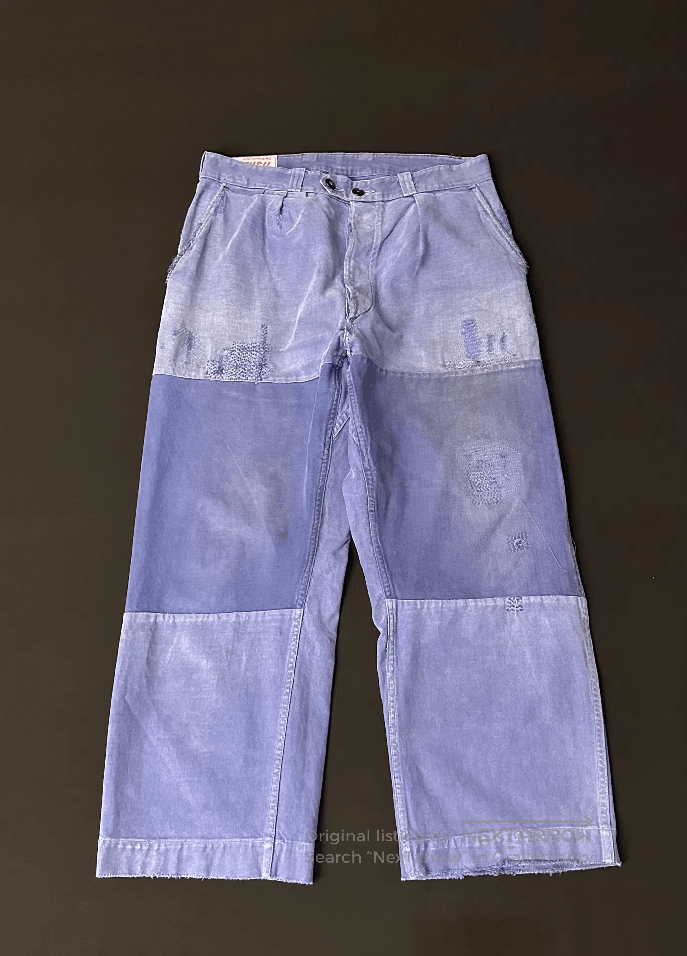 Vintage Vintage Boro French Workwear Canvas Pants. Size US 31 - 1 Thumbnail