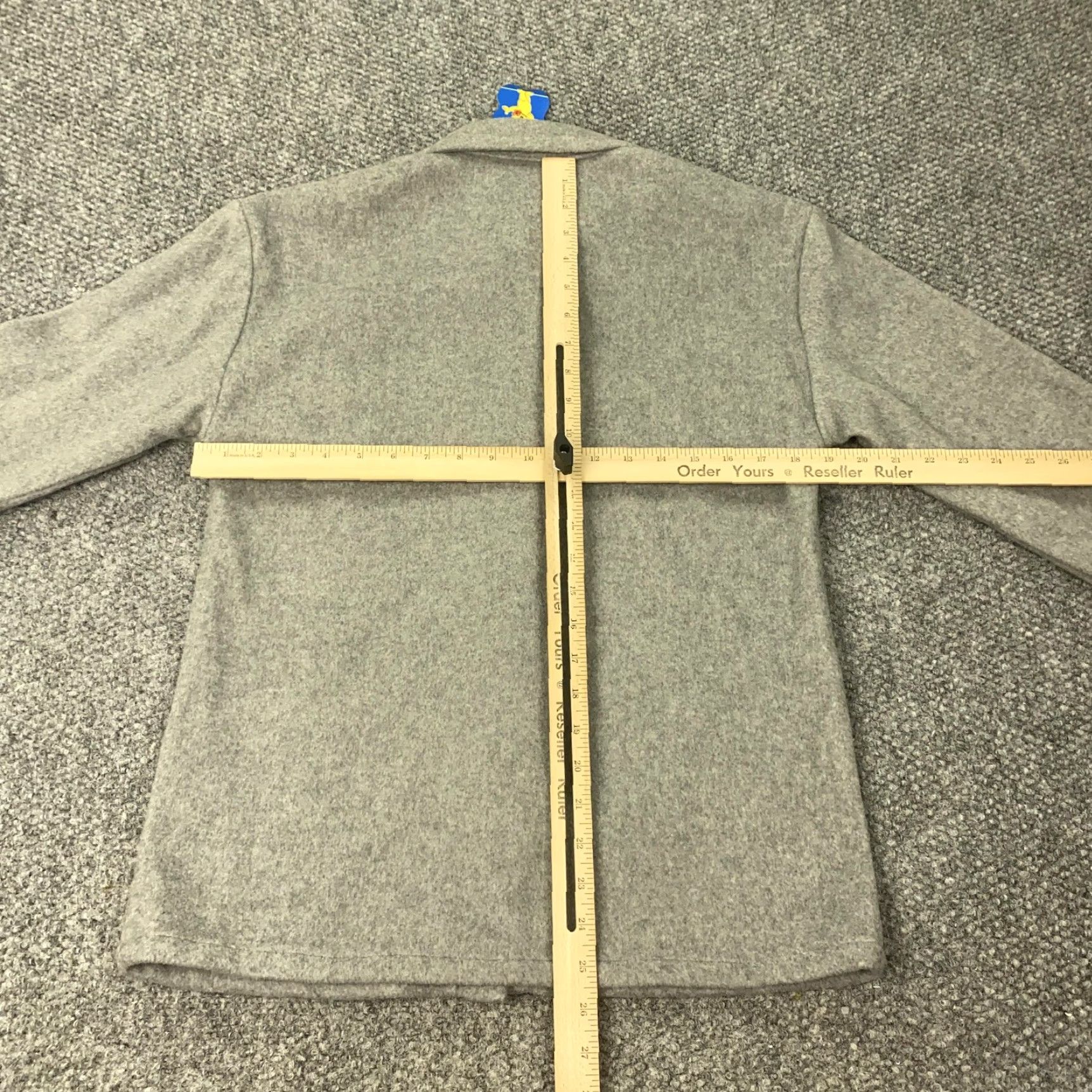 Logo 7 VINTAGE Haribo Shirt Jacket Womens Small Grey Button Up Fleece Gummy Bear Logo Patch New Size S / US 4 / IT 40 - 7 Thumbnail