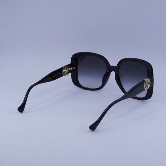 Gucci Gucci GG1029SA 001 Sunglasses Black Square Frame, Grey Size ONE SIZE - 11 Thumbnail
