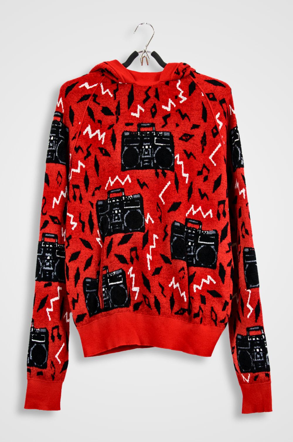 Saint Laurent Paris Saint Laurent Boombox Knit Hoodie – M (Italy) Size US M / EU 48-50 / 2 - 1 Thumbnail