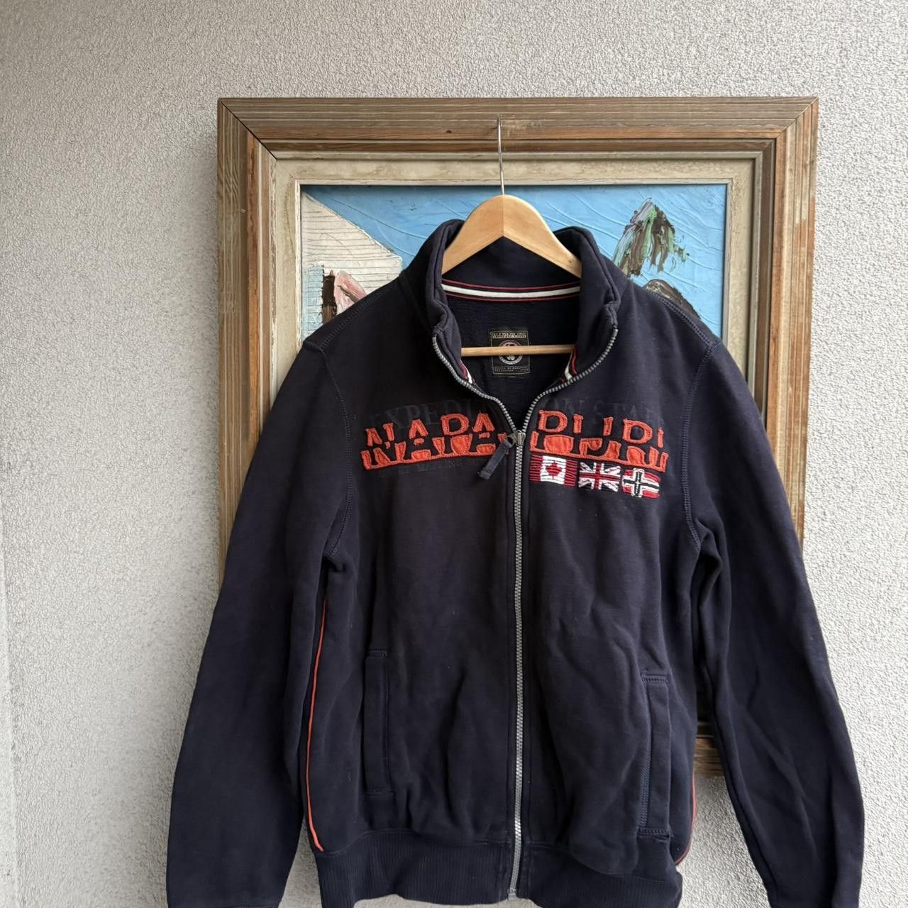 Napapijri Napapjiri Sweatshirt Zip Up Embroidered Gorpcore Navy Size US M / EU 48-50 / 2 - 2 Thumbnail