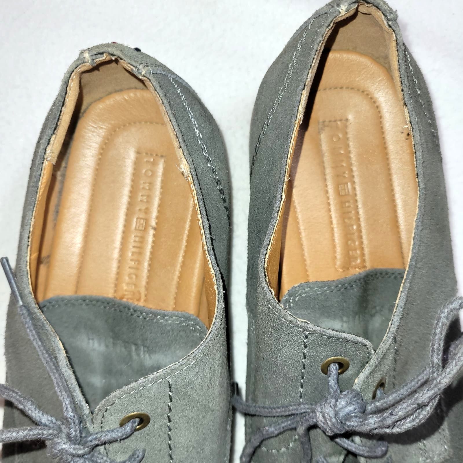 Tommy Hilfiger Tommy Hilfiger Men's Oxford Shoes 10.5 Suede Leather Lace Up Size US 10.5 / EU 43-44 - 4 Thumbnail