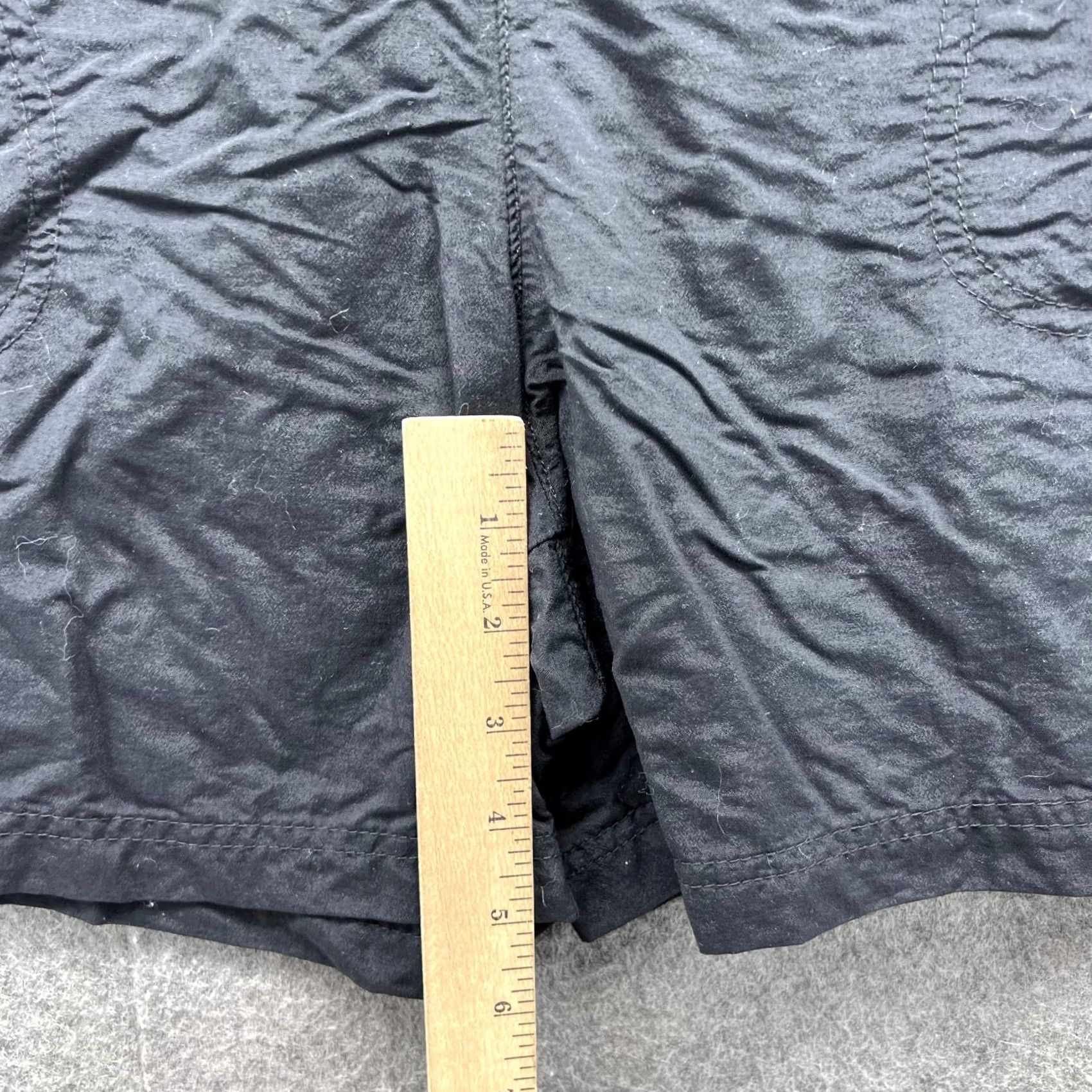 Vintage Columbia Shorts Women Large UPF Black Sandy River Elastic Waist Swim Trunks Size 36" / US 14 / IT 50 - 6 Thumbnail