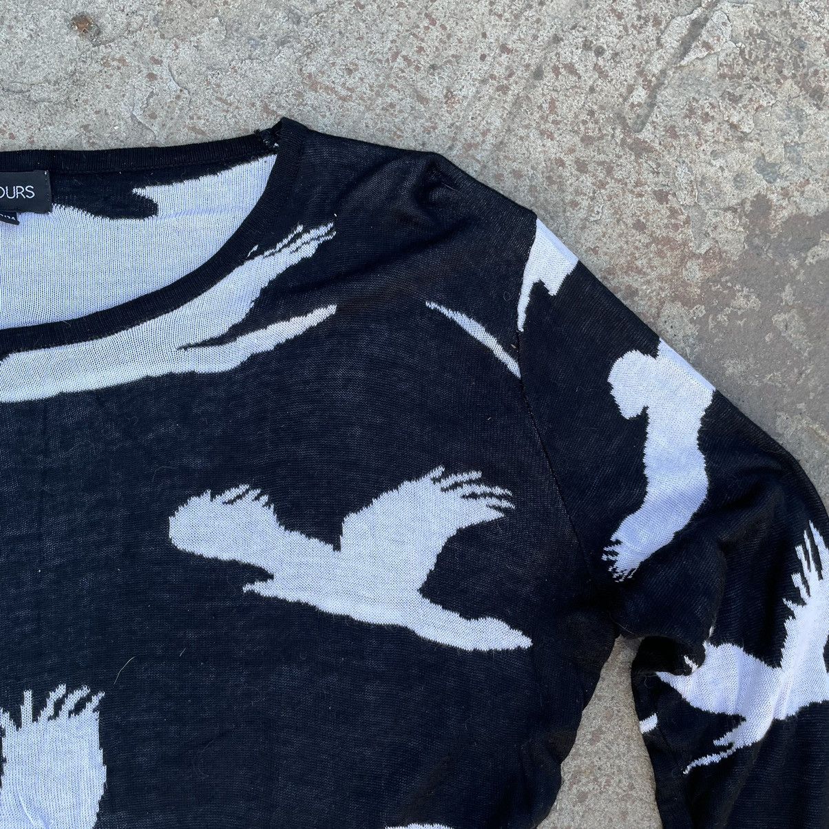 Japanese Brand × Vintage Vintage Knit Sweater Y2K 90s Overprint USA Japanese Style Size XXL / US 16-18 / IT 52-54 - 5 Thumbnail