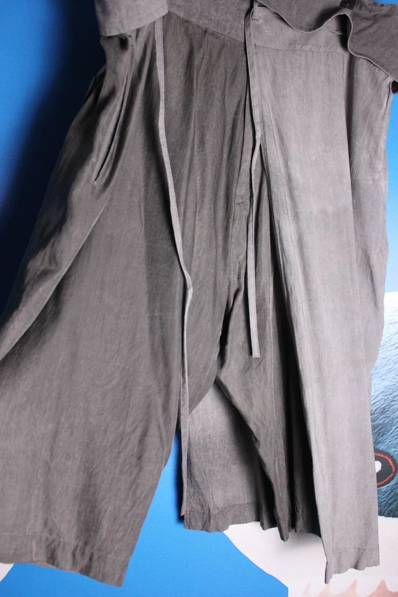 Yohji Yamamoto Yohji Yamamoto size 3 14ss turned waist rain culottes pant Size US 30 / EU 46 - 3 Thumbnail