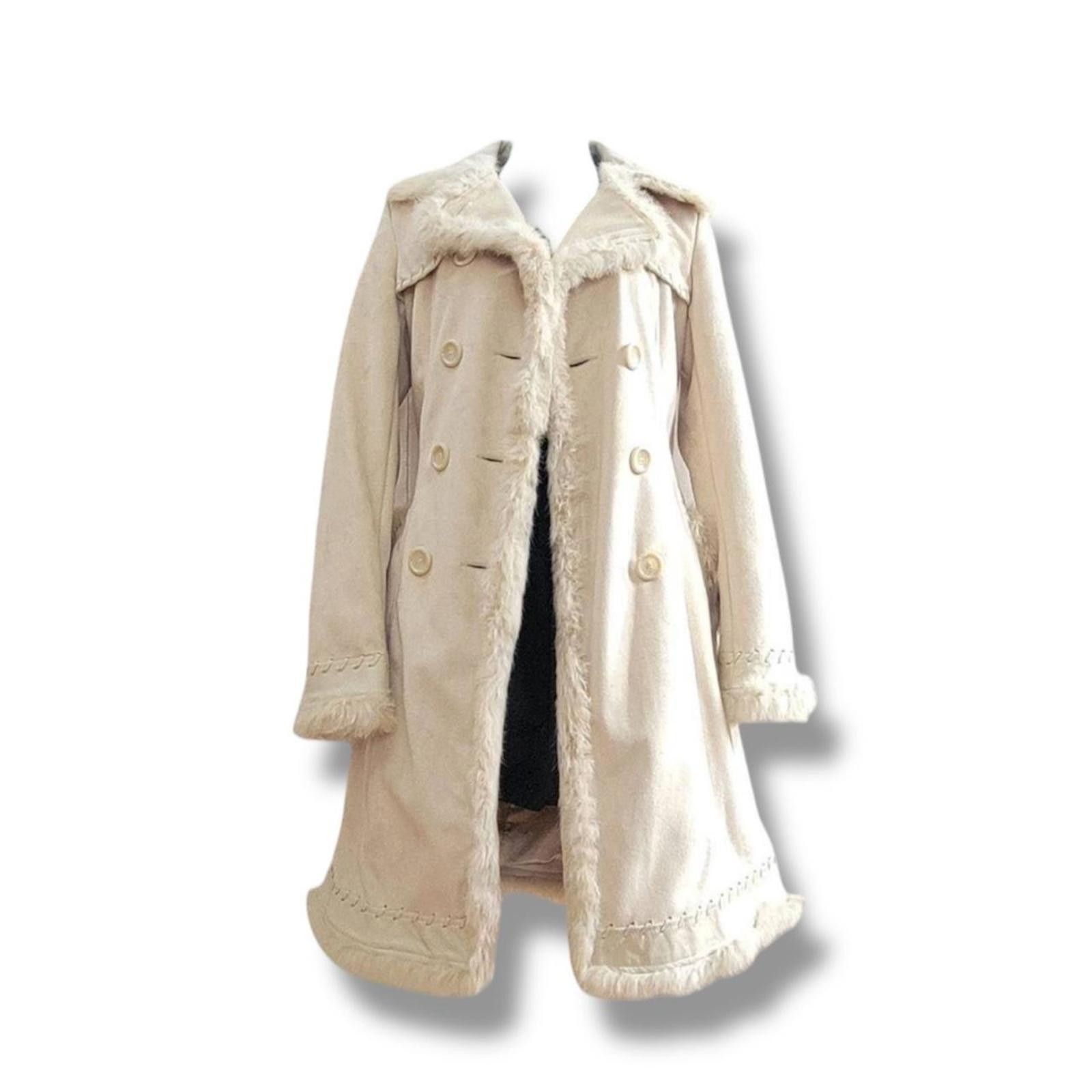 Other Real rabbit fur fairy grunge vintage penny lane coat jacket Size XS / US 0-2 / IT 36-38 - 2 Thumbnail