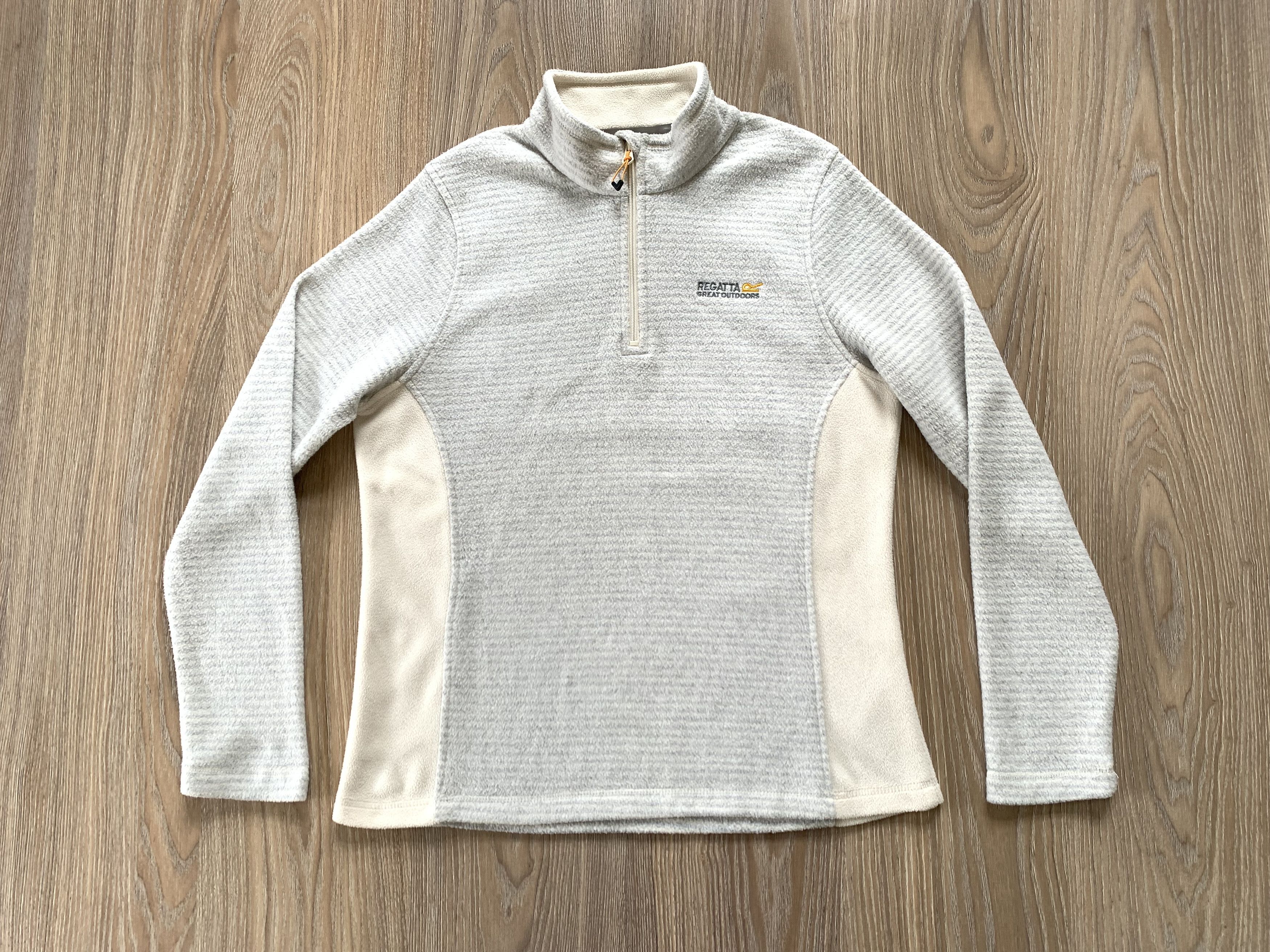 Other Regatta Outdoors Light Grey Half Zip Fleece Longsleeve Size M / US 6-8 / IT 42-44 - 2 Thumbnail