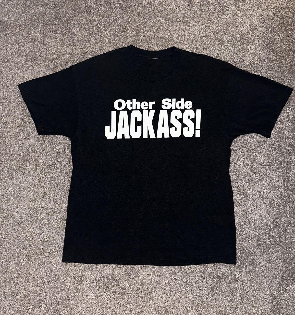 Vintage Vintage Stone Cold Steve Austin Other Side Jackass! T-Shirt Size US XL / EU 56 / 4 - 1 Thumbnail
