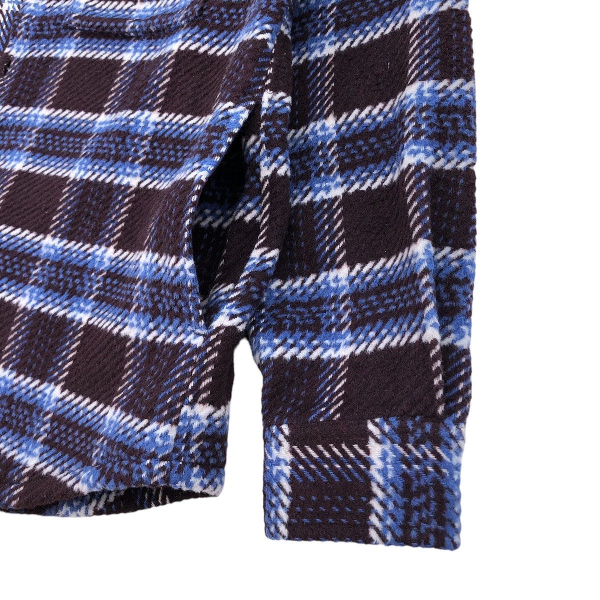 Japanese Brand Vintage WEGO Wool Flannel Box Design Buttons Up Jacket Size US M / EU 48-50 / 2 - 8 Thumbnail