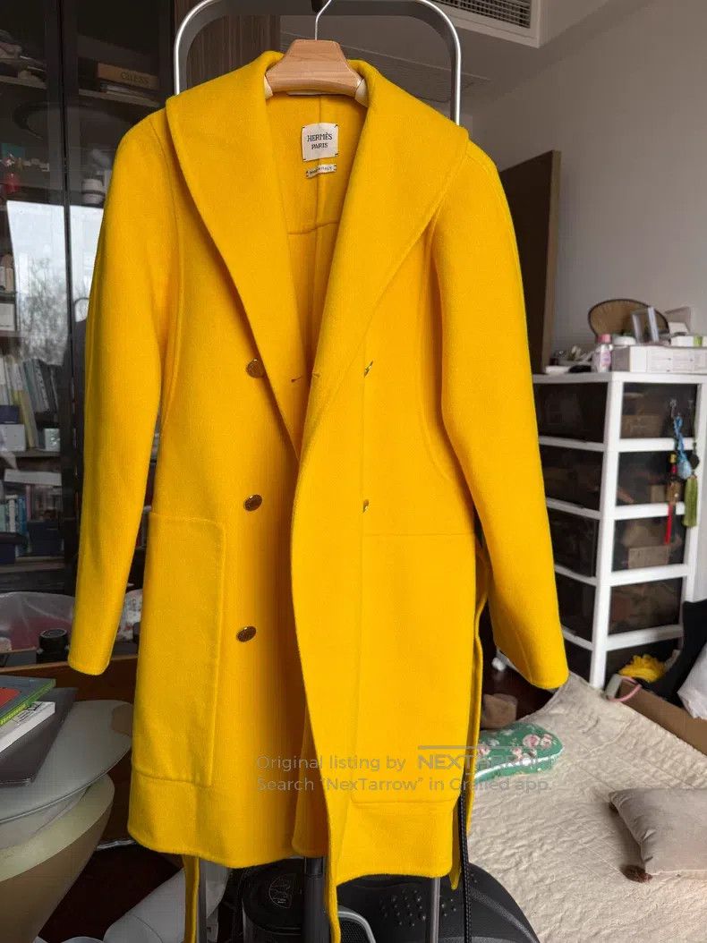 Hermes Hermes Cashmere coat, cashmere Size XS / US 0-2 / IT 36-38 - 1 Thumbnail