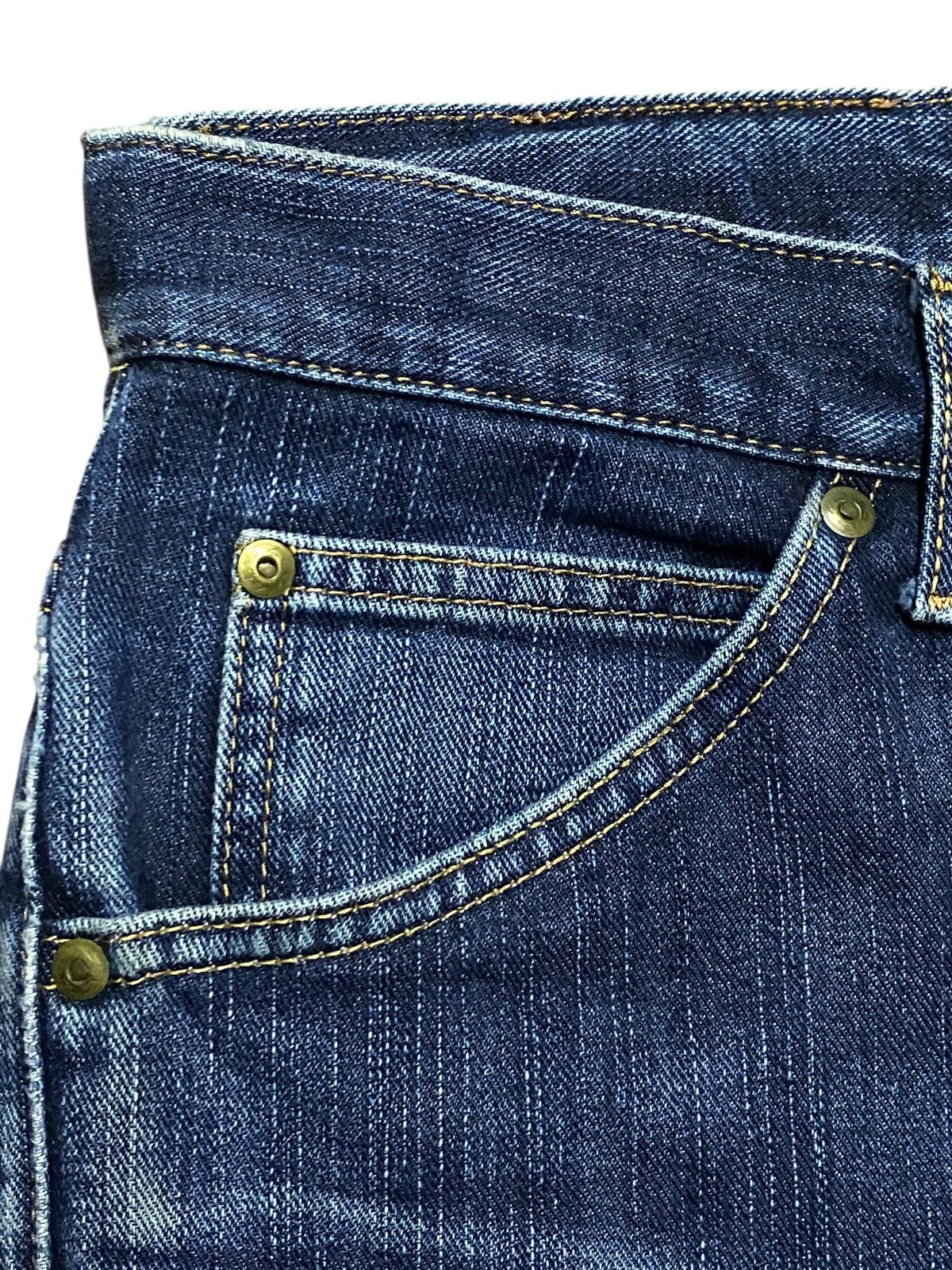 Lee × Vivienne Westwood Vintage Lee Faded Wash Distressed Bootcut Jeans Size US 33 - 8 Thumbnail