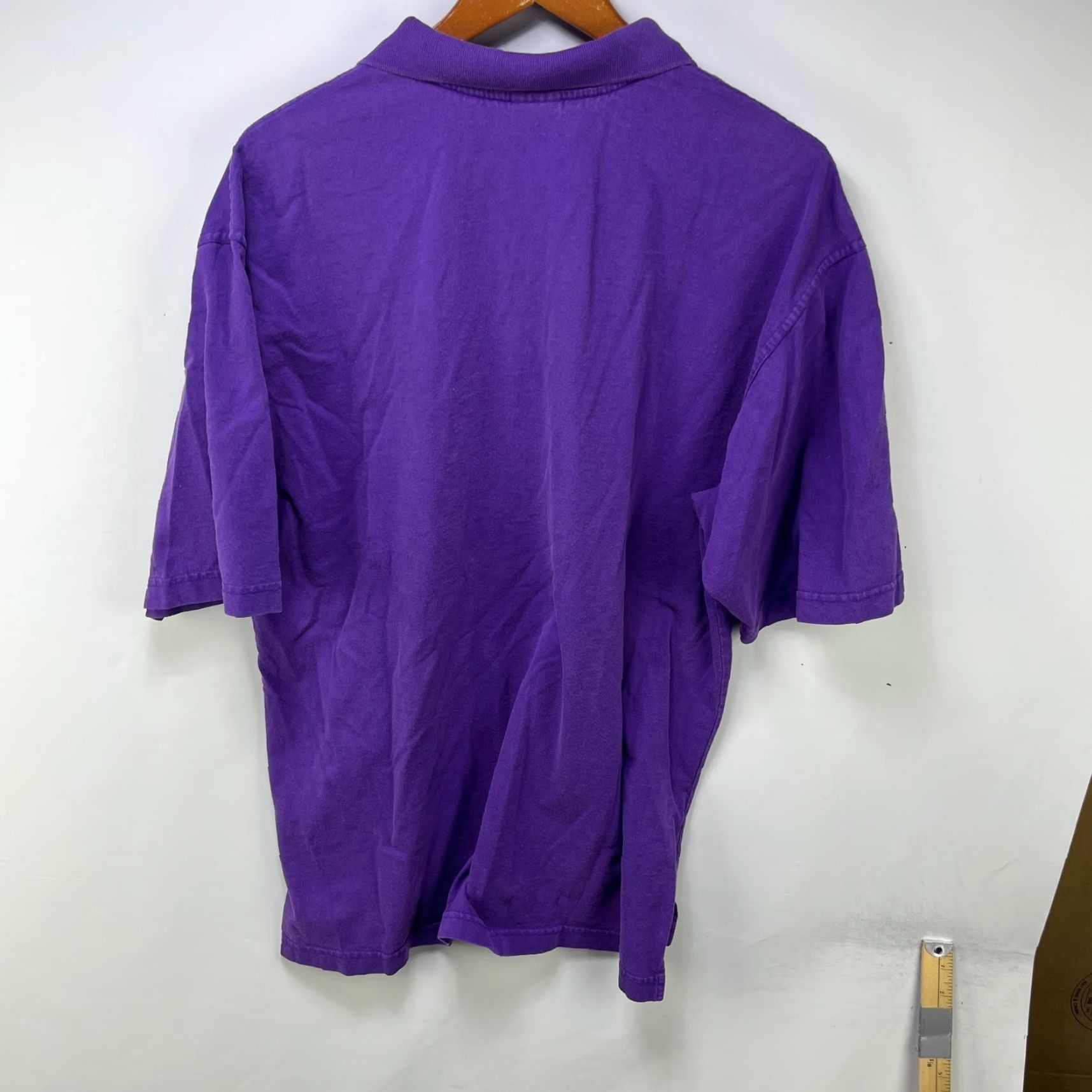 Nike VINTAGE Nike Golf Polo Shirt XL Purple 90s Swoosh Cotton Knit Mens Size US XL / EU 56 / 4 - 7 Thumbnail
