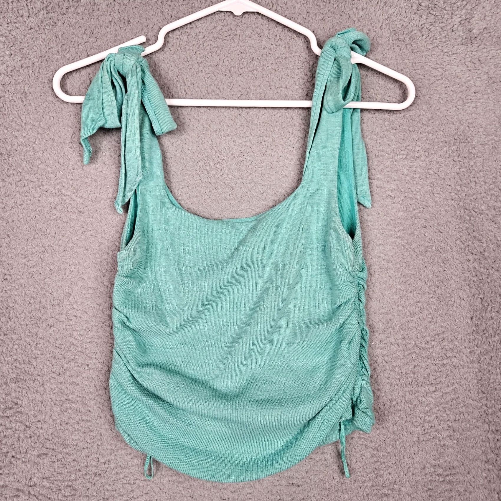 Free People Free People Boulevard Tank top Size XS Aqua Blue Casual Size XS / US 0-2 / IT 36-38 - 2 Thumbnail