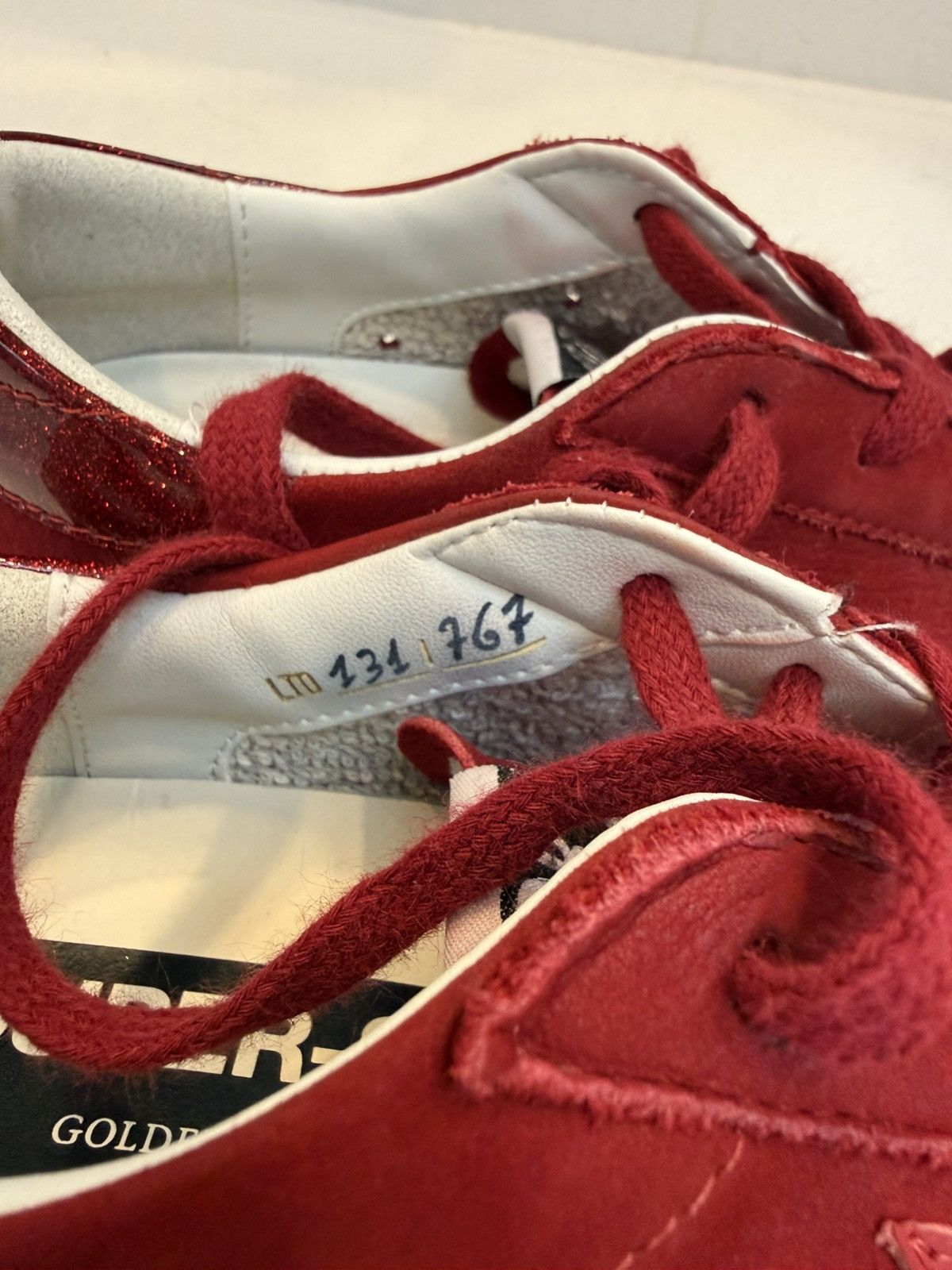 Golden Goose Limited Edition Red Superstar Size 36 Size US 6 / IT 36 - 5 Thumbnail