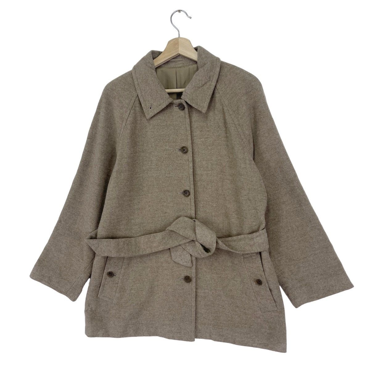 Margaret Howell × Vintage Margaret Howell Blend Wool Coat Size M / US 6-8 / IT 42-44 - 2 Thumbnail
