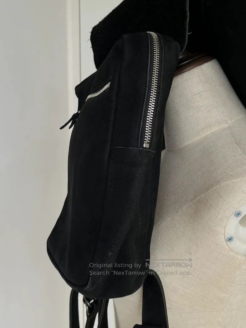 Jean Paul Gaultier Jean Paul GAULTIER Suede Embroidered Backpack. Size ONE SIZE - 7 Thumbnail