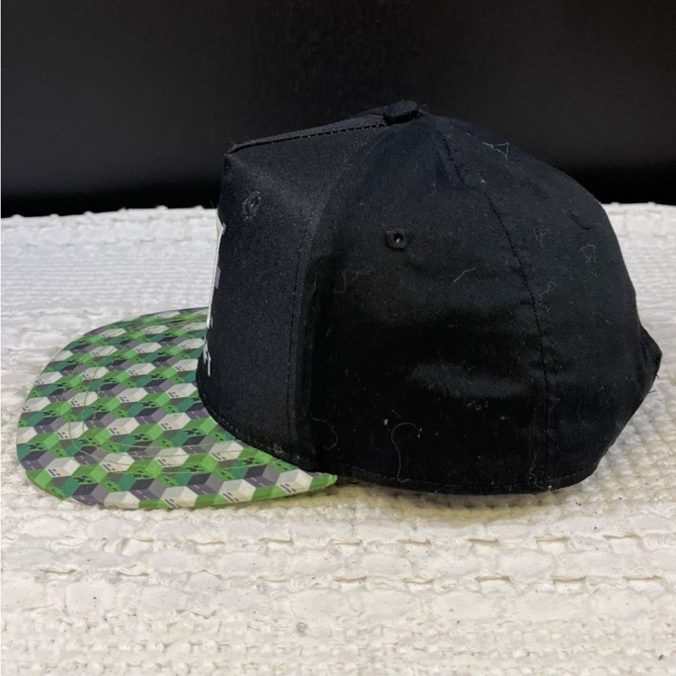 Other Minecraft Unisex Black/Green Minecraft Game Hat/Cap One Size Size ONE SIZE - 4 Thumbnail