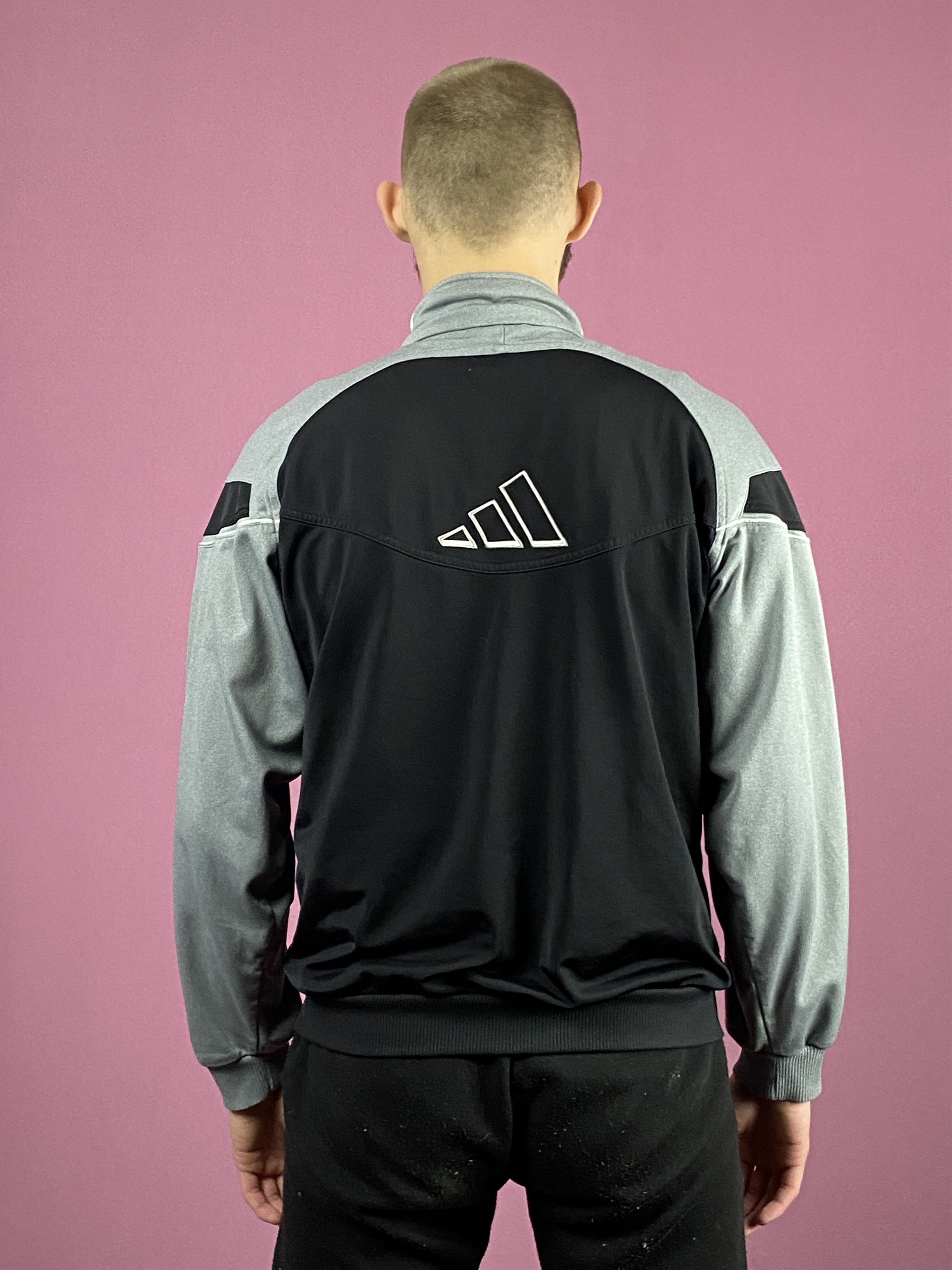 Adidas × Vintage 90s Adidas Vintage Men's Back Logo Track Jacket - M Size US M / EU 48-50 / 2 - 3 Thumbnail
