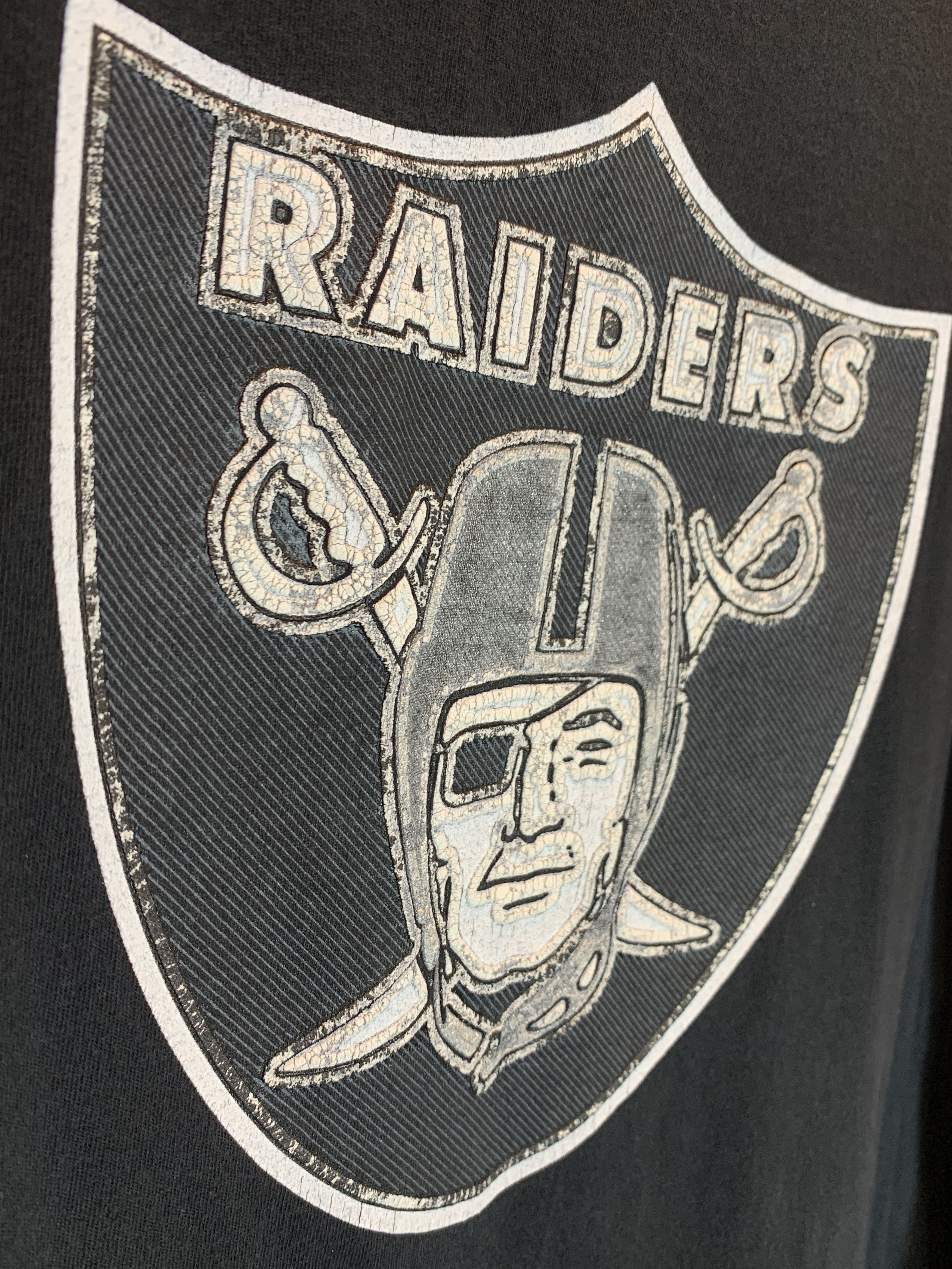 NFL RARE Vintage 90s Oakland Raiders NFL Football MockNeck Shirt Size US L / EU 52-54 / 3 - 4 Thumbnail