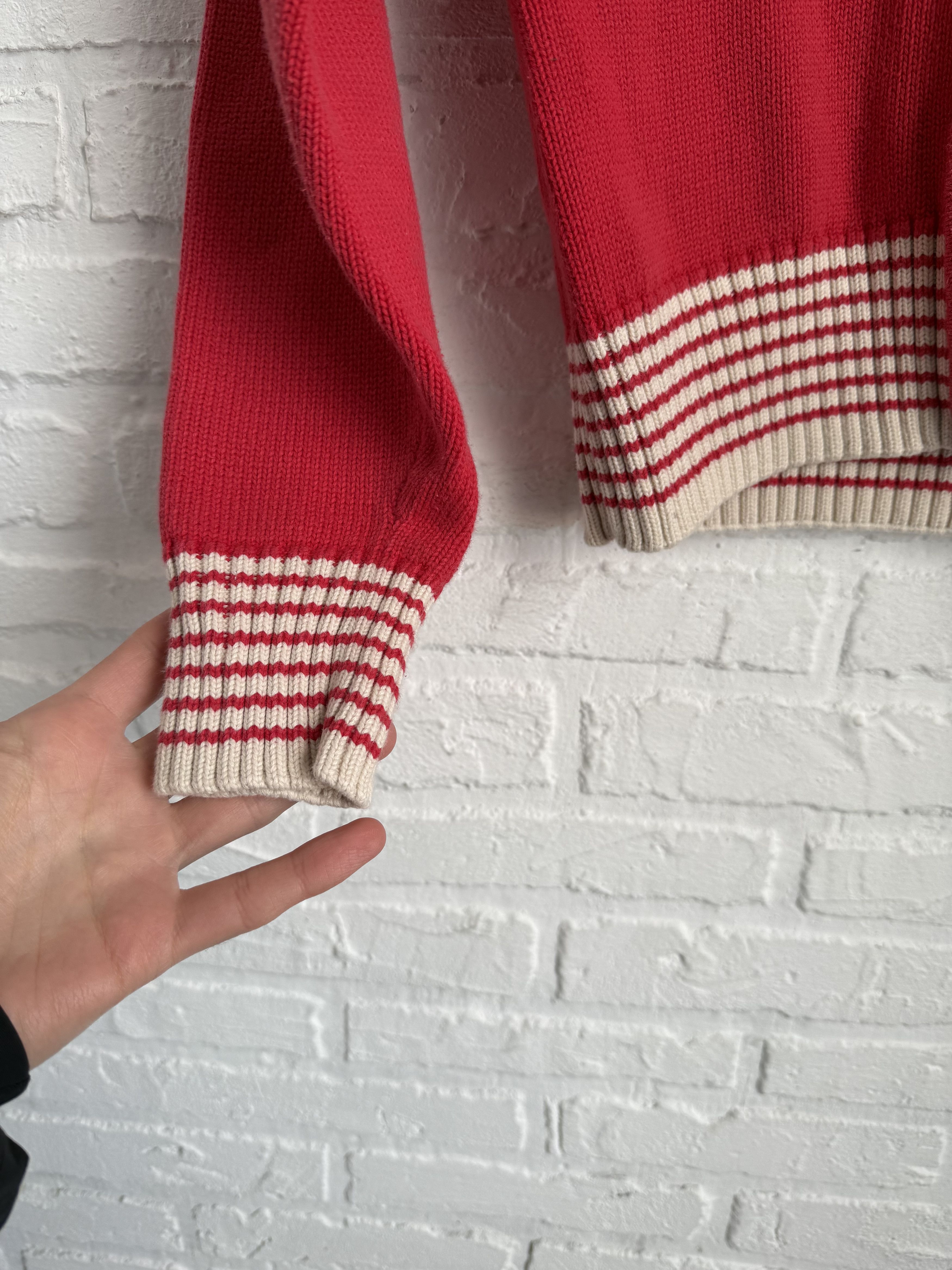 Other Y2K DATCH St. Moritz 1966 Zip Up Knit Sweater Olympic Games Size US S / EU 44-46 / 1 - 5 Thumbnail