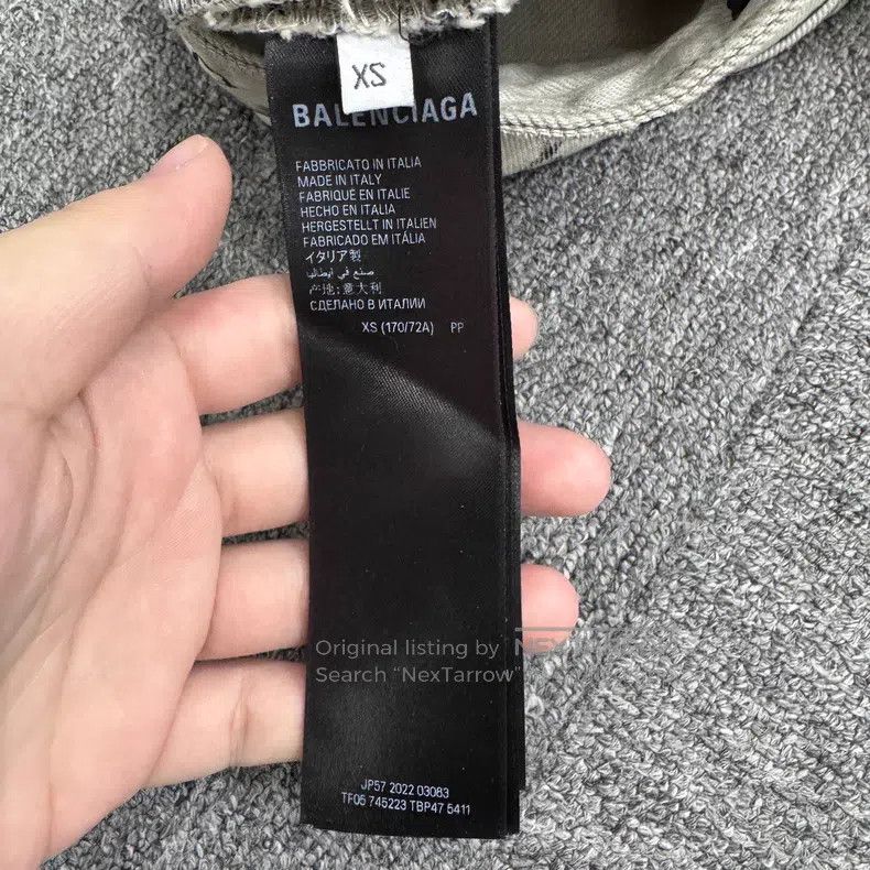Balenciaga Balenciaga size XS Dyed Mud Jeans Size US 27 - 3 Thumbnail