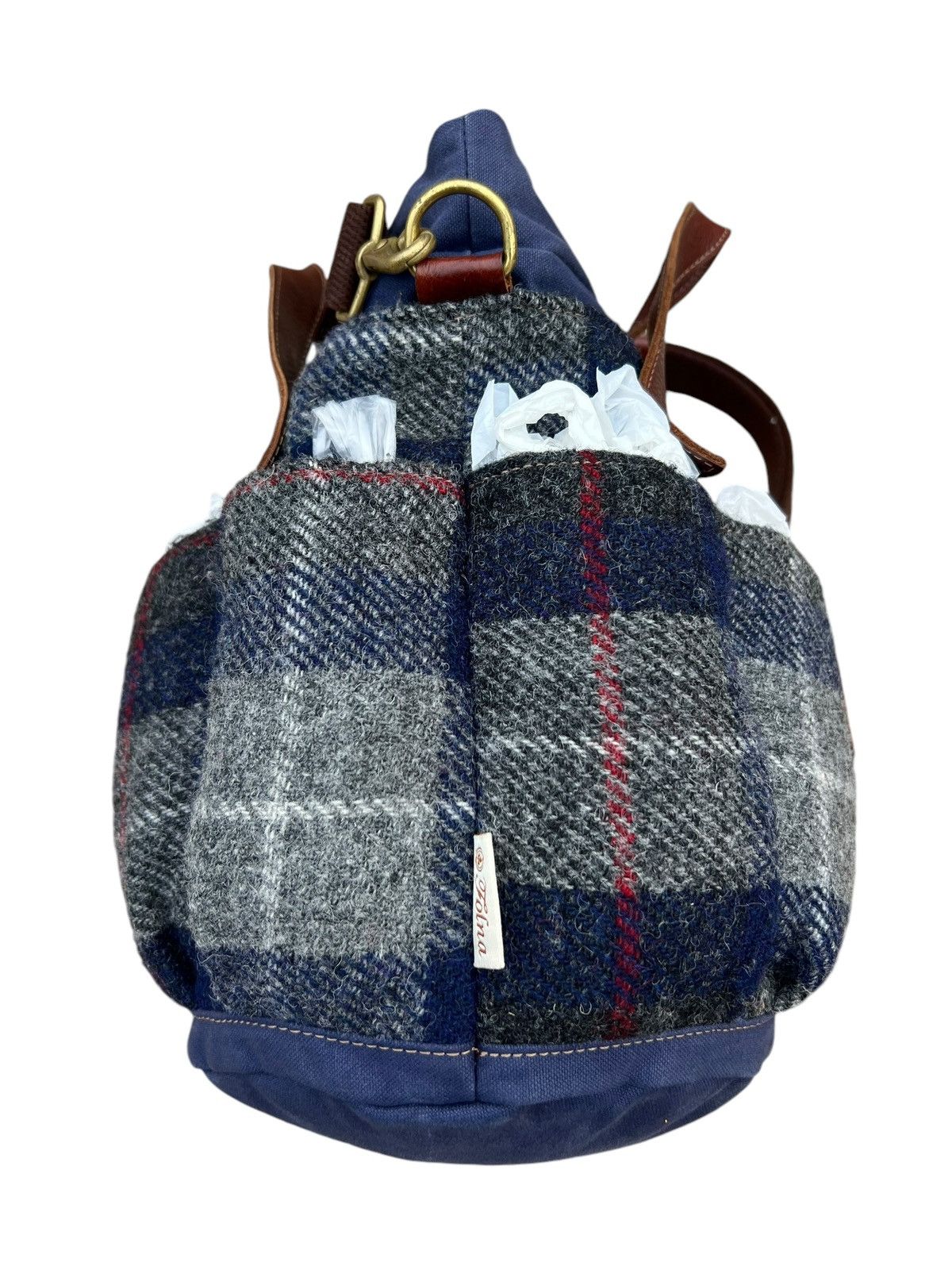Harris Tweed Folna Japan X Harris Tweed Multi Pocket 2 Way Bag Size ONE SIZE - 15 Thumbnail