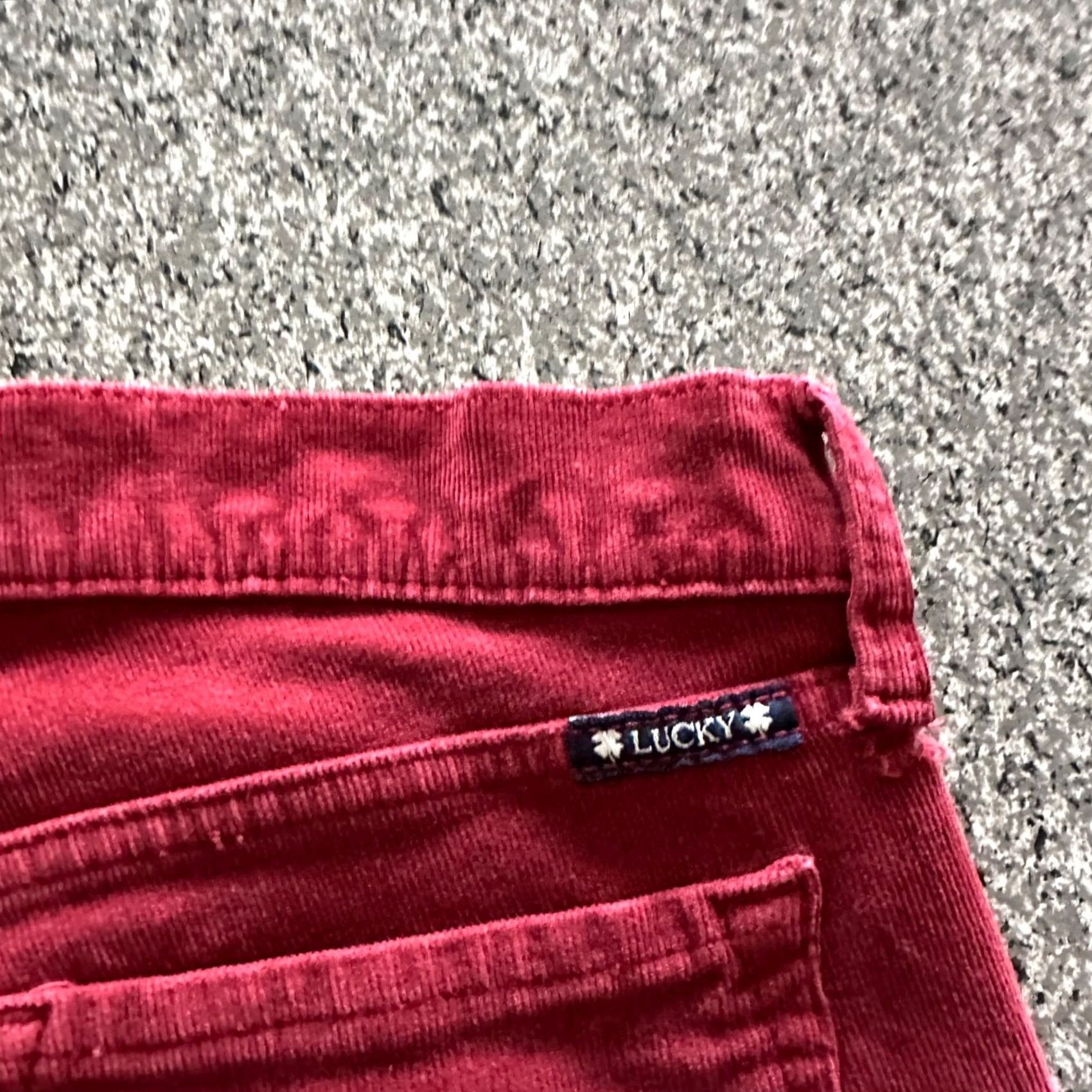 Lucky Brand Lucky Brand Jeans Women’s Skinny Corduroy 6 Red 28x32 Stretch Regular Size 28" / US 6 / IT 42 - 7 Thumbnail