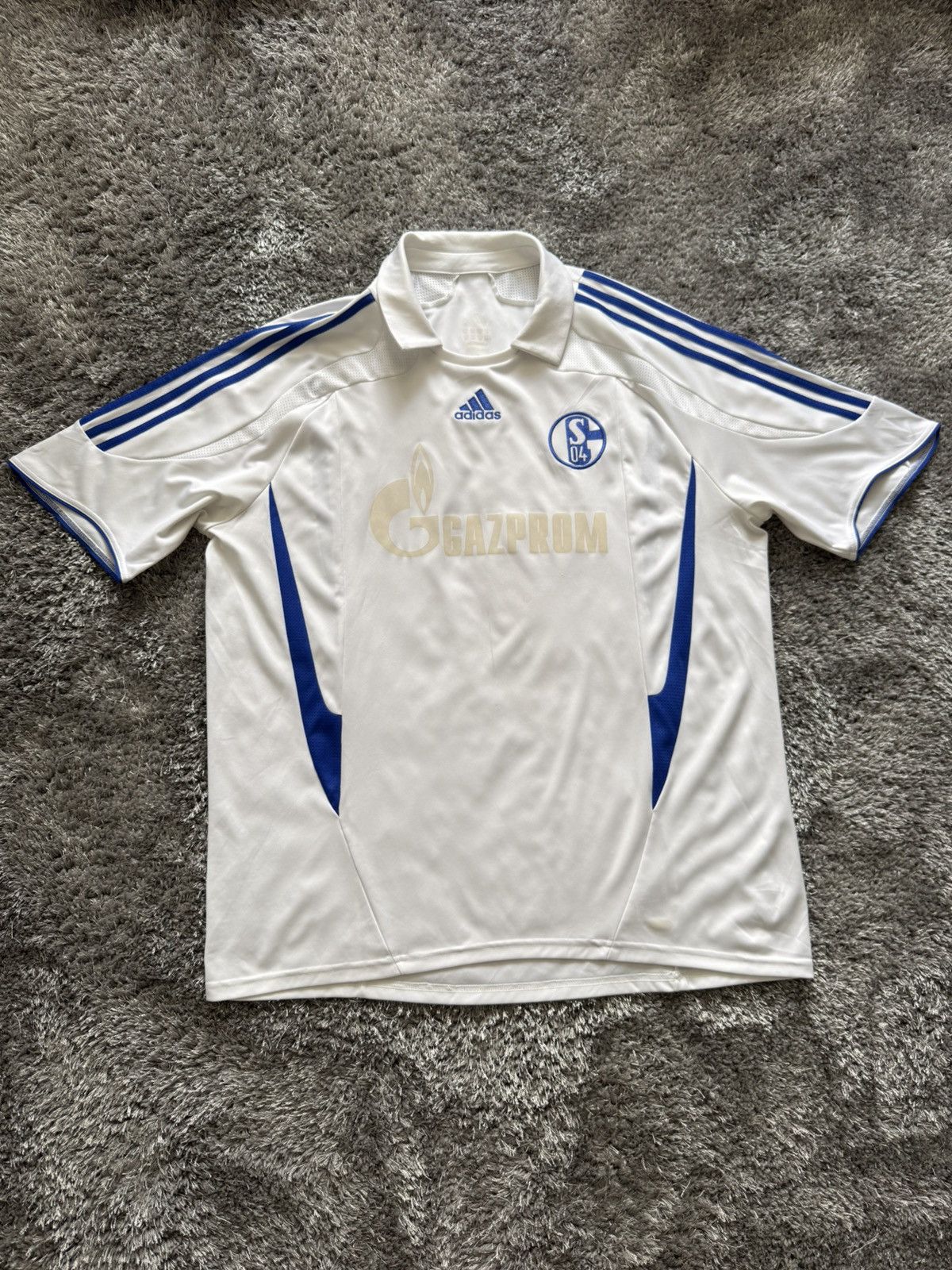 Adidas Adidas FC Schalke 04 Jersey 2014/2015 Away Kit gazprom Size US XL / EU 56 / 4 - 1 Thumbnail