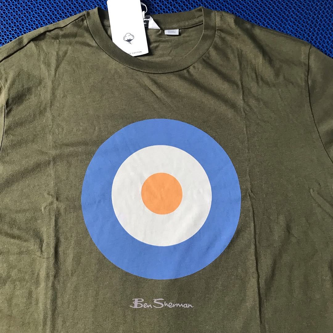 Ben Sherman × Other UK Ben Sherman Signature Mod Target T-shirt in Camouflage Green Size US L / EU 52-54 / 3 - 1 Thumbnail