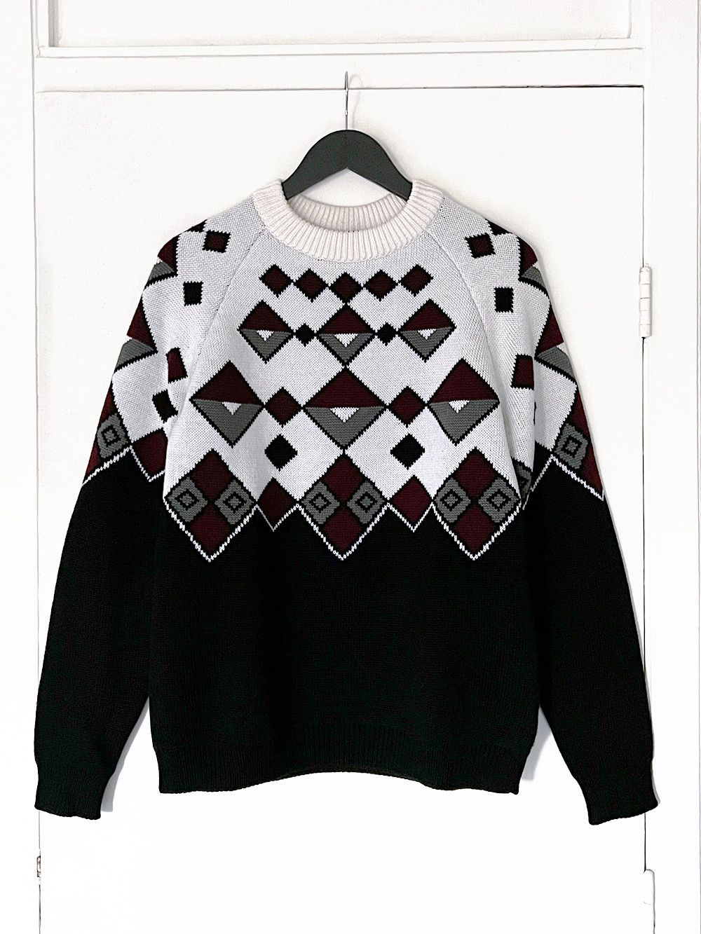 Prada FW20 Jacquard Wool Sweater Size US M / EU 48-50 / 2 - 3 Thumbnail