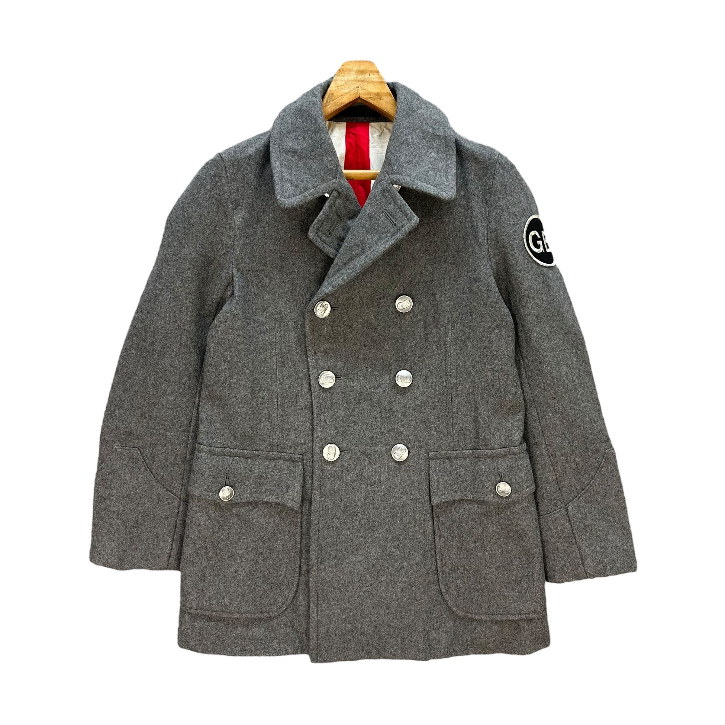 GB GB SKINS British Flag Double Breasted Wool Jacket #A69-1663 Size US S / EU 44-46 / 1 - 1 Thumbnail