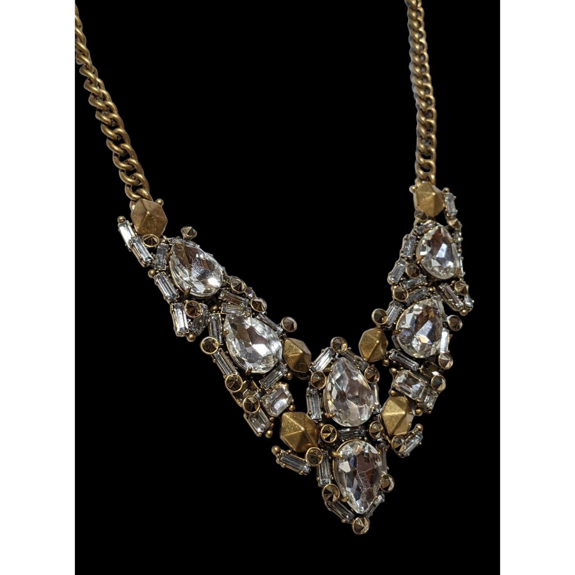 Other Stella & Dot Gold Gemmed Statement Necklace Size ONE SIZE - 3 Thumbnail