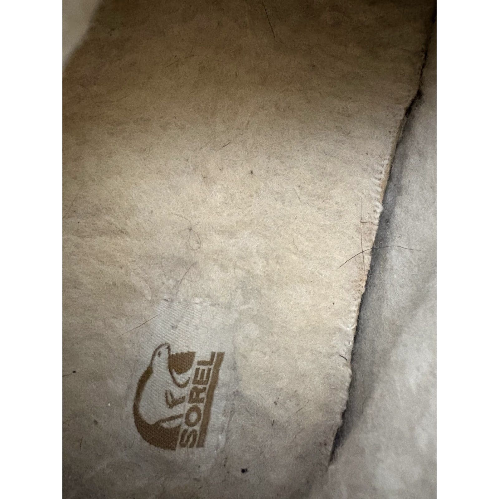 SOREL Sorel Valle Bleue Suede Faux Fur Slip-On Ankle Booties Womens Size 7 Green/Olive Rubber Sole Round Toe Winter Casual Workwear Size US 7 / IT 37 - 7 Thumbnail