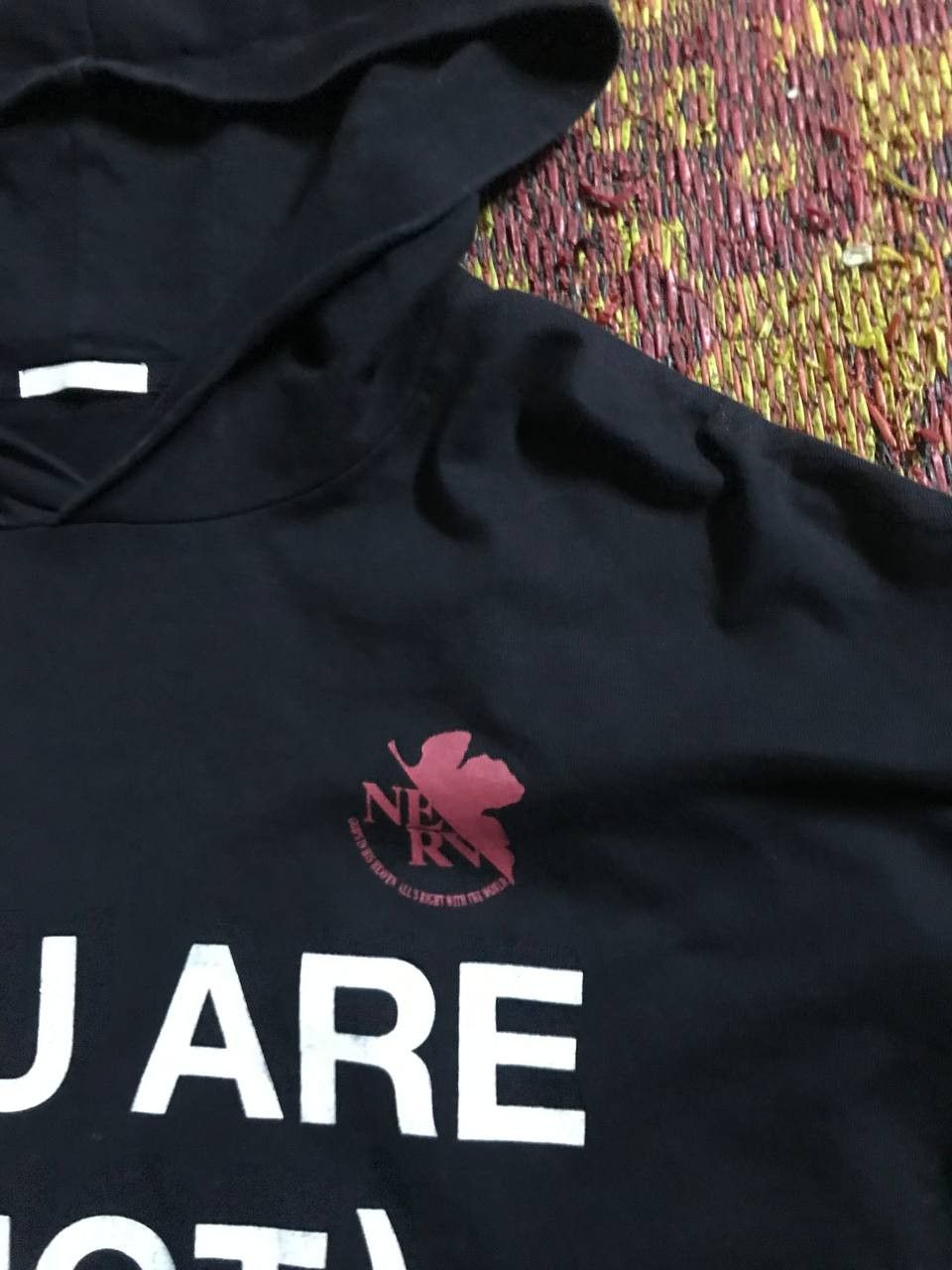 Anime Evangelion Nerv You Are (Not) Alone Hoodie Tee Size US S / EU 44-46 / 1 - 2 Thumbnail