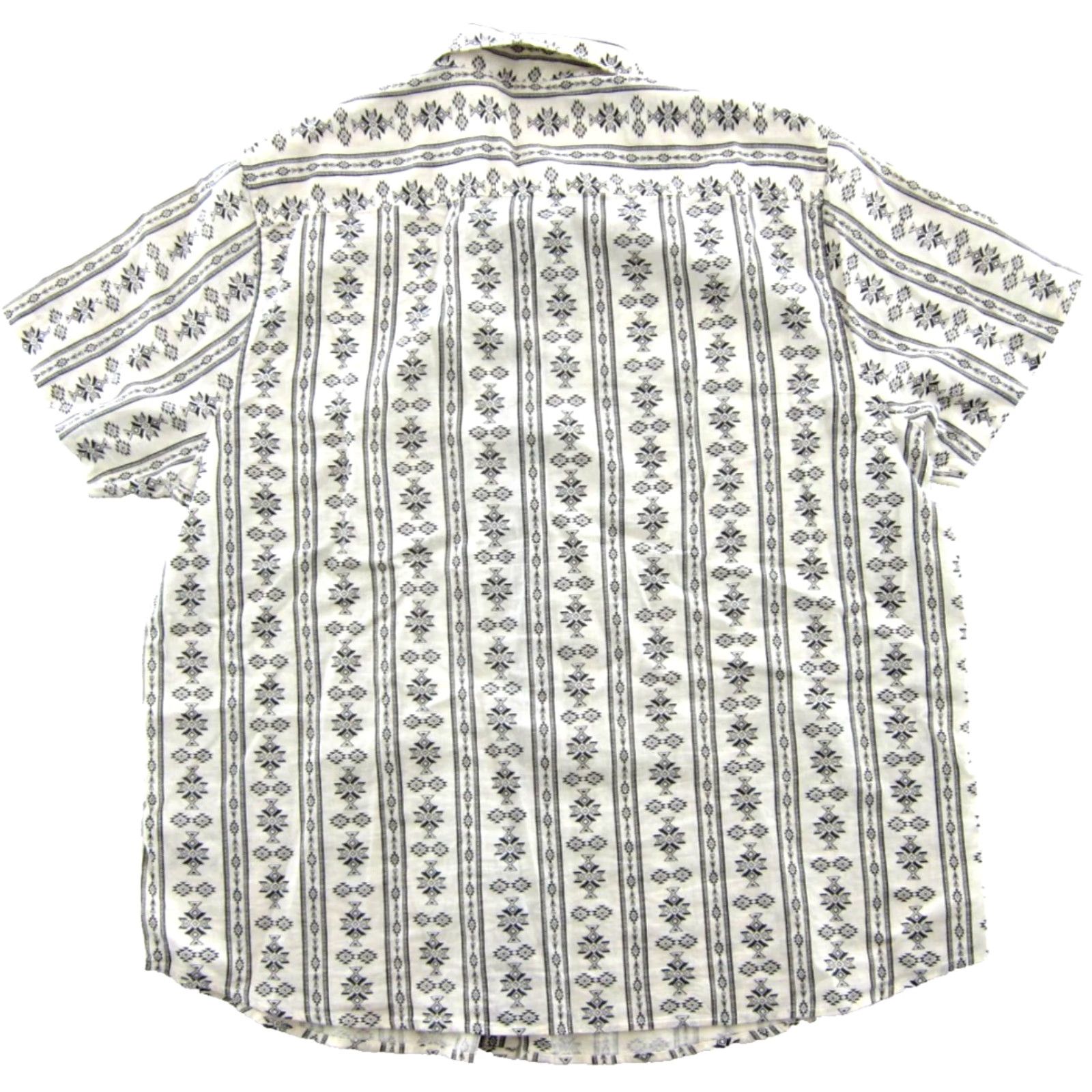 Lucky Brand Lucky Brand Shirt Men Large Ivory Western Short Sleeve Button-Up with Pockets Size US L / EU 52-54 / 3 - 2 Thumbnail