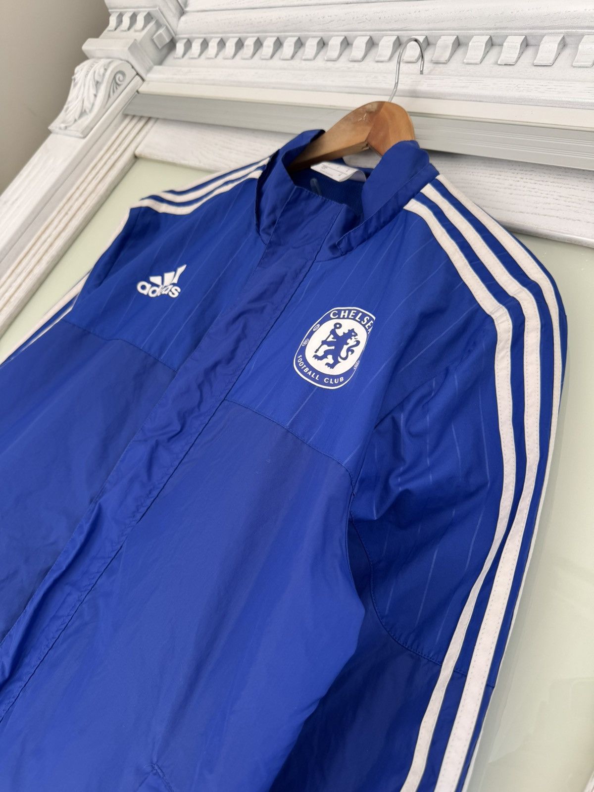 Adidas Adidas Chelsea 2015-2016 Soccer Track Jacket Football Shirt Size US S / EU 44-46 / 1 - 6 Thumbnail